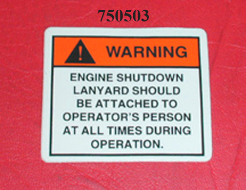 LABEL-ENG SHUTDOWN WARNING '11-'14