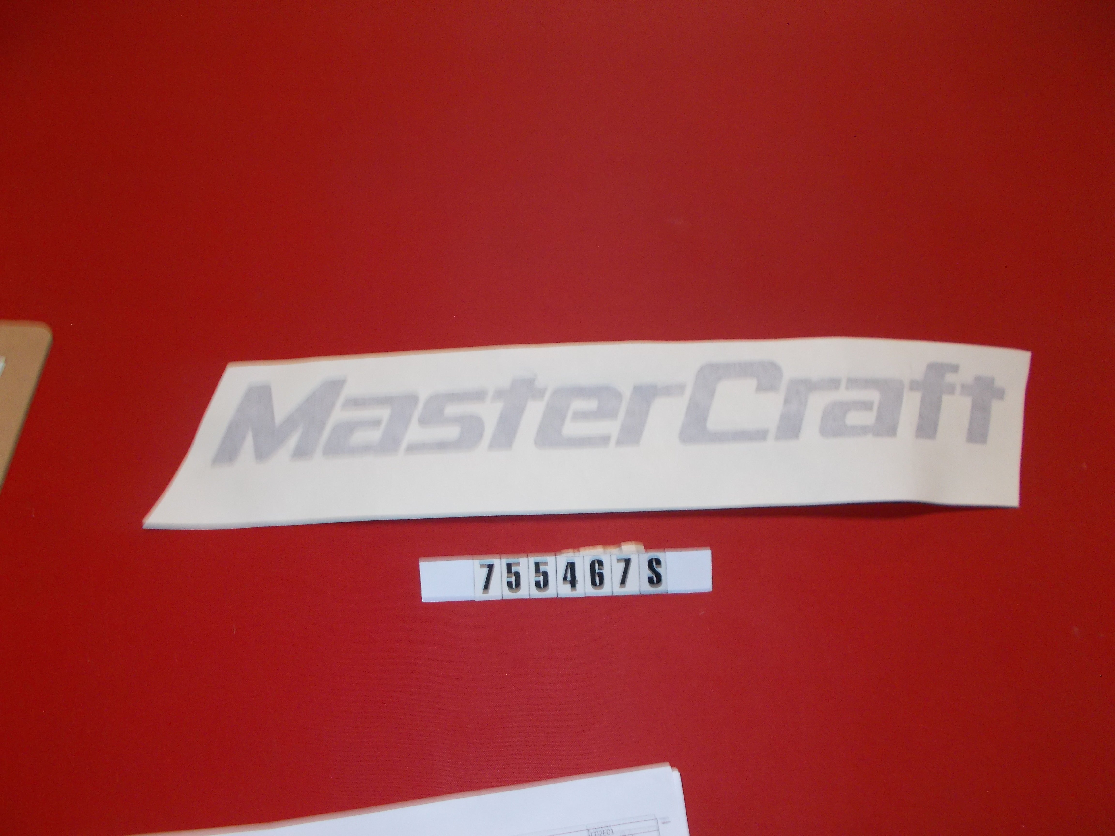 GRAPHIC - 5" MASTERCRAFT STRIPE SILVER, 21'