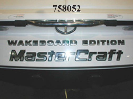 "DECAL-TRANS. ""WAKEBOARD EDITION"" ONLY ORDER 758050 FOR ""MC"" 205V/ X5/ X10/ X30 '01-05"