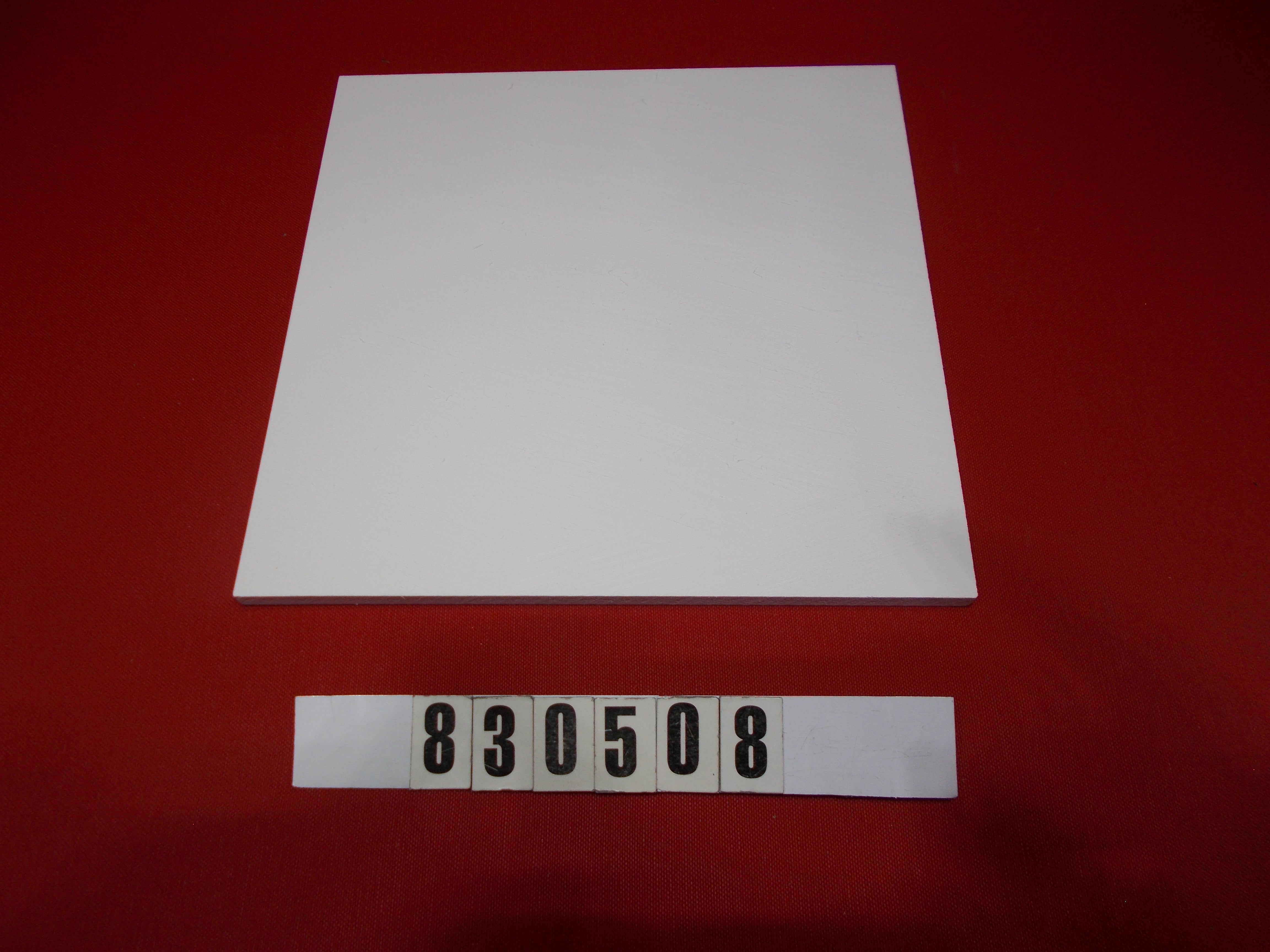 "PROBOARD 6-1/2X6-1/2X1/4""SCUFFED 1 SIDE RUDDER PORT PLATE"