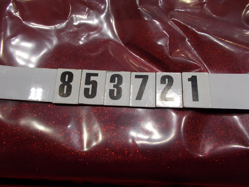 METAL FLAKE - FIRE RED 10P X .004 - 00