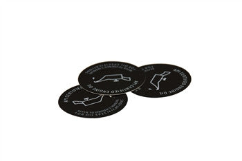 Oil Fill Cap Label