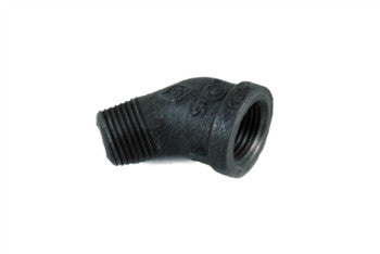 45 Degree Elbow Fitting, 1/2FX1/2M NPT