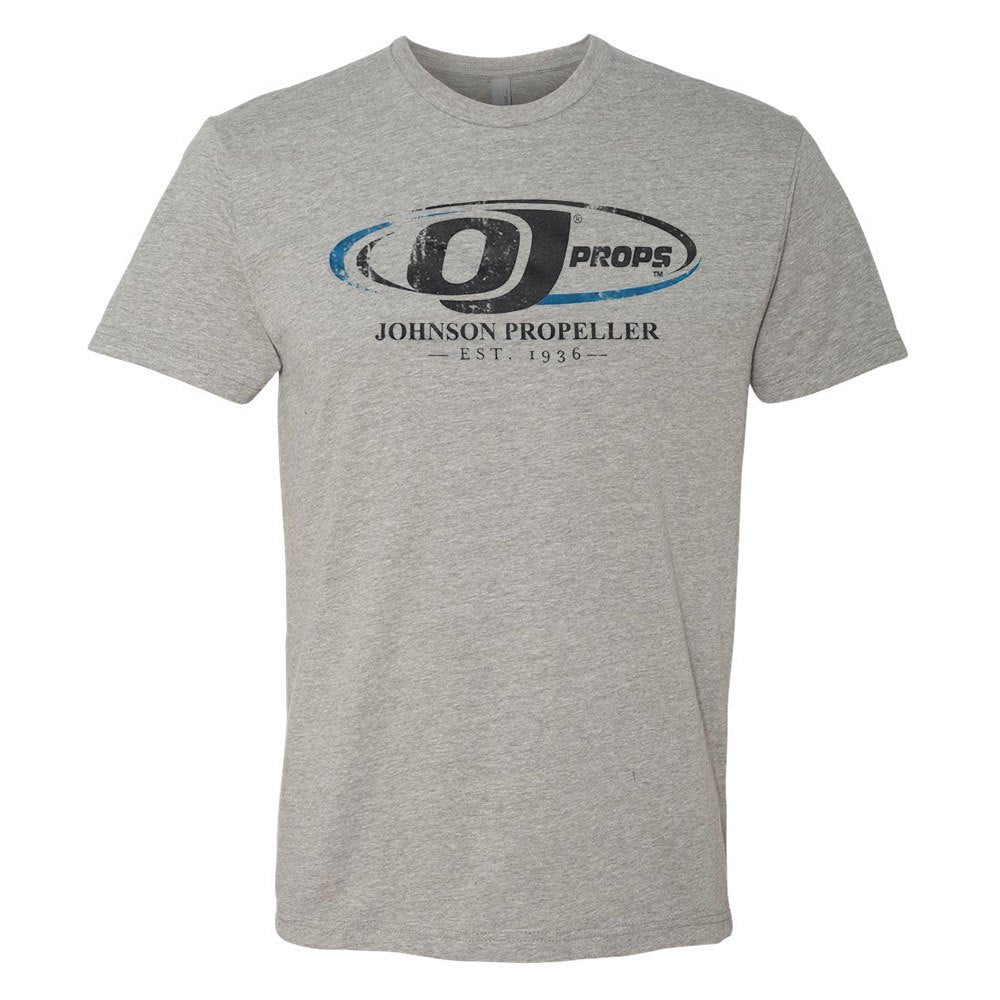 OJ Props Distressed Logo Tee | Grey