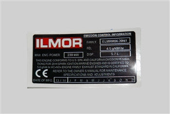 ECI/CE (5.7L) Label