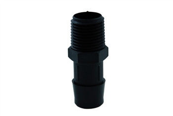 Barb Straight Fitting, 3/4" H X 1/2" NPT