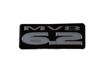 DECAL, ILMOR INTAKE SILVER BLACK 6.2L
