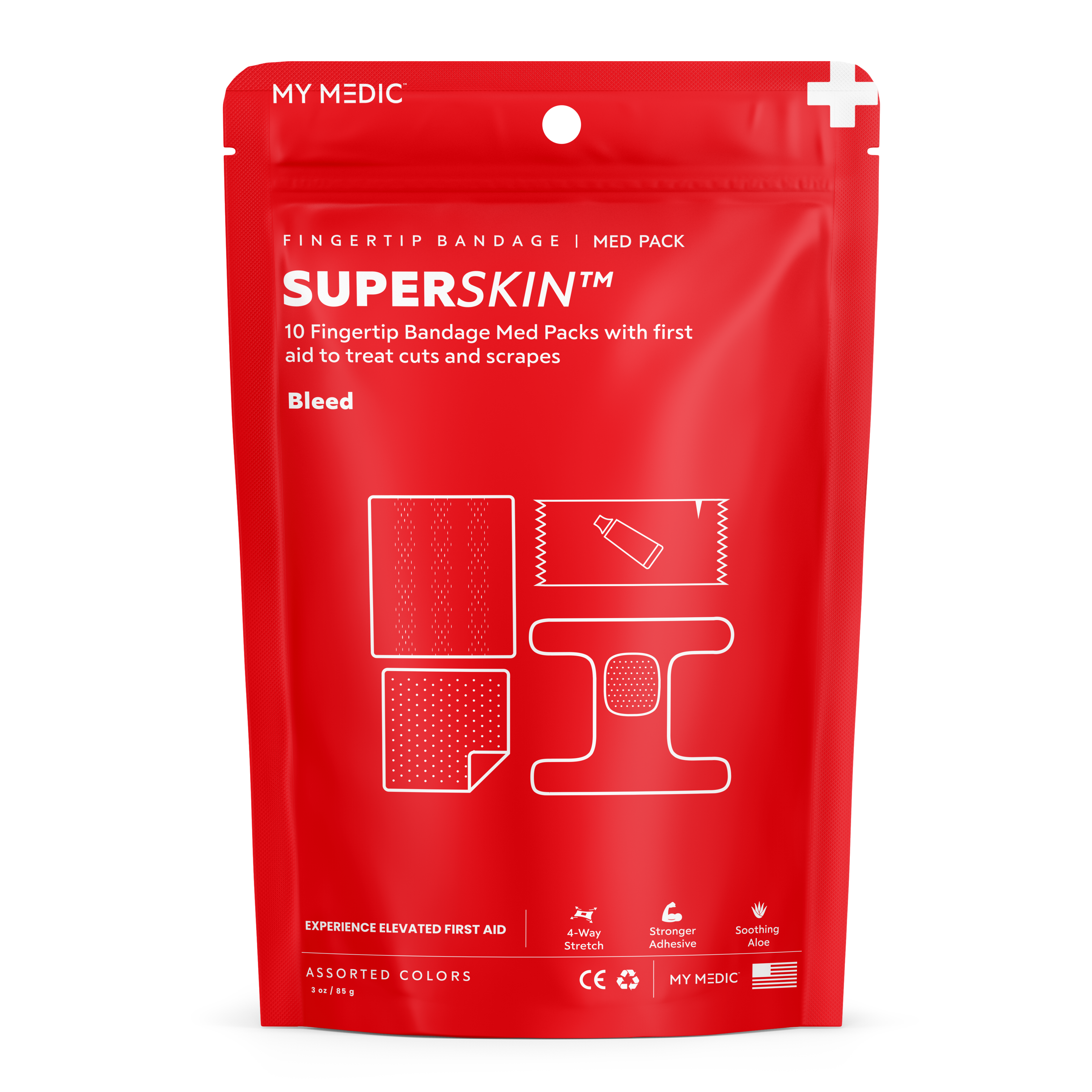SuperSkin Fingertip Bandage 10 Pack