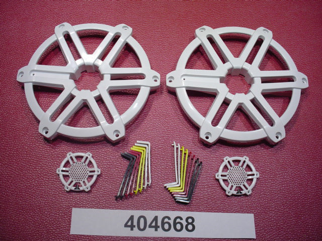 "SPEAKER-GRILL KIT '08 2-7"" grill/2 twetter grill w/assorted color badgesNLA"
