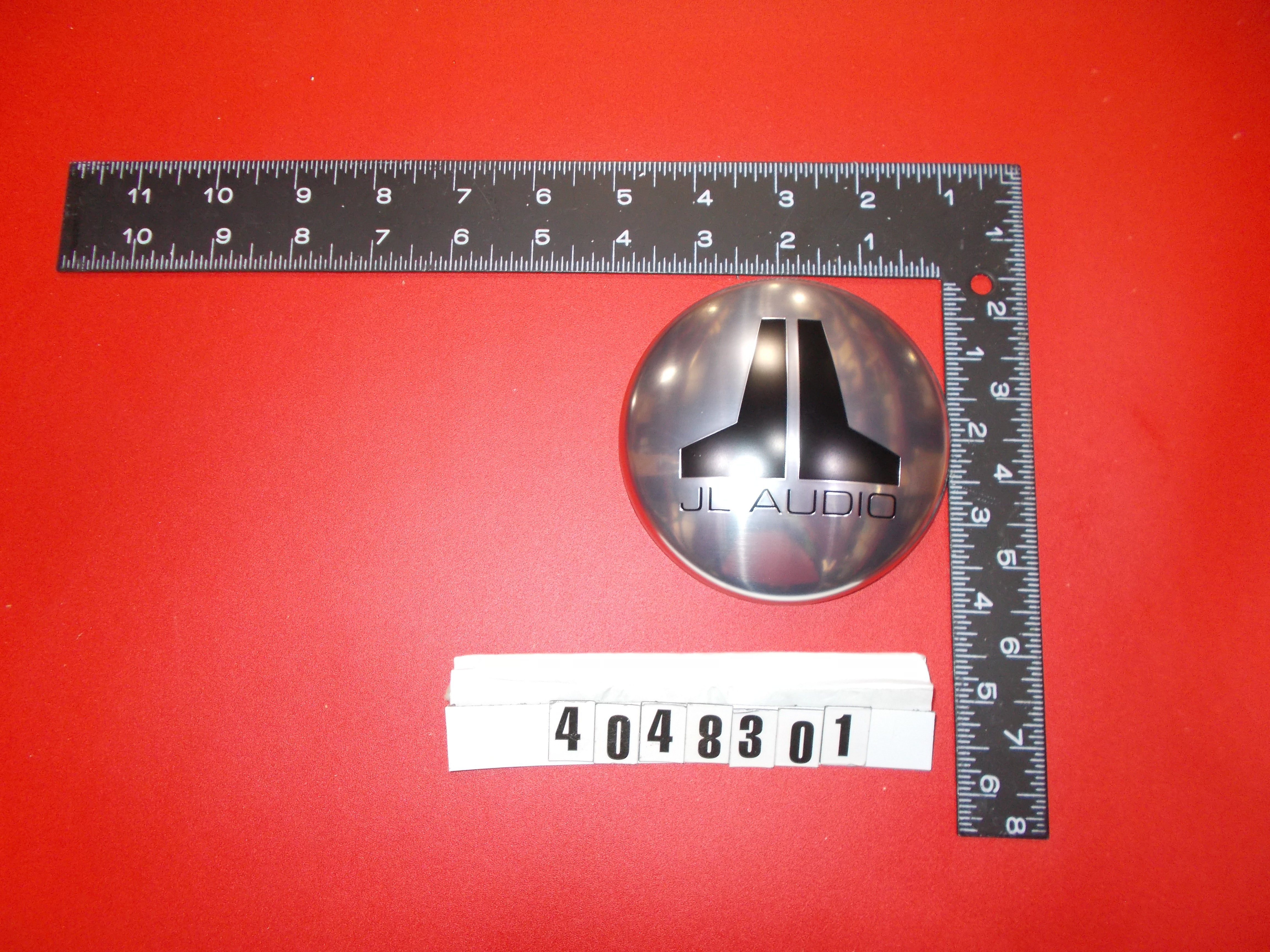 SPEAKER-END COVER ALUM JL WITH LOGO NLA