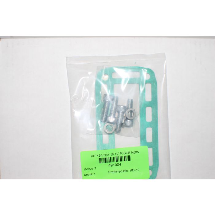 491004 KIT 454/502 (8.1L) RISER HDW