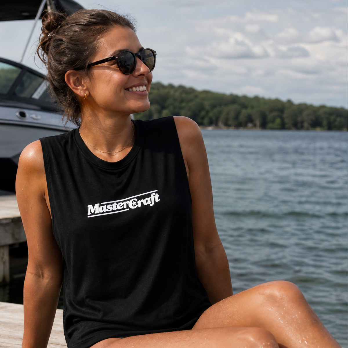 Women's Cropped Retro Tank