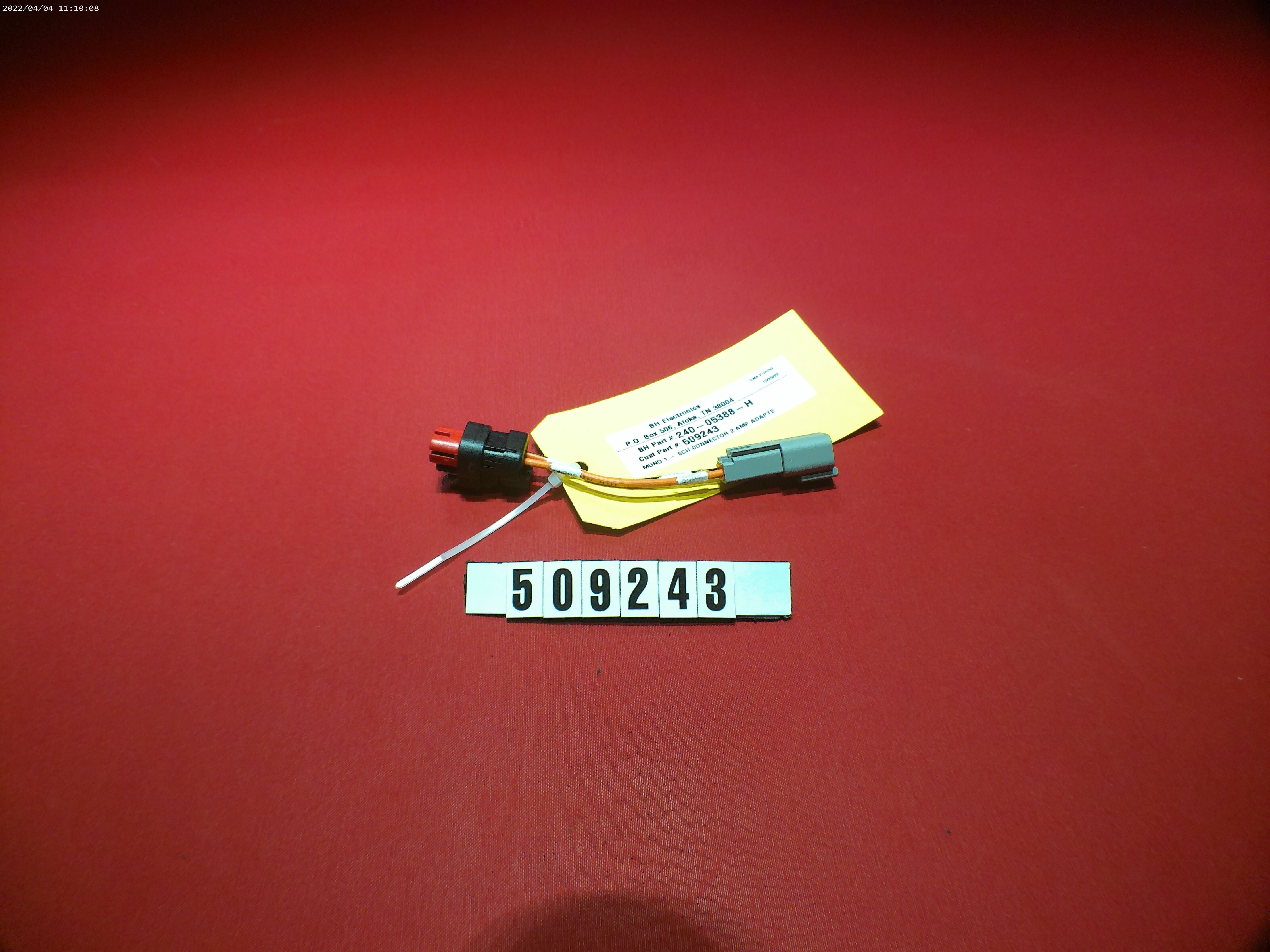 PIGTAIL ADAPTER MONOI/ 5 CHANNEL AMP W/ DUETSCH 2 WAY CONNECTOR MC