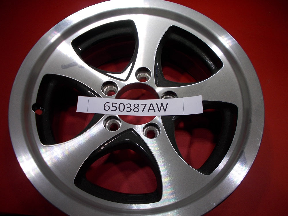 WHEEL-ONLY BLK MACH NXT 14" 5 LUG 2015 NLA