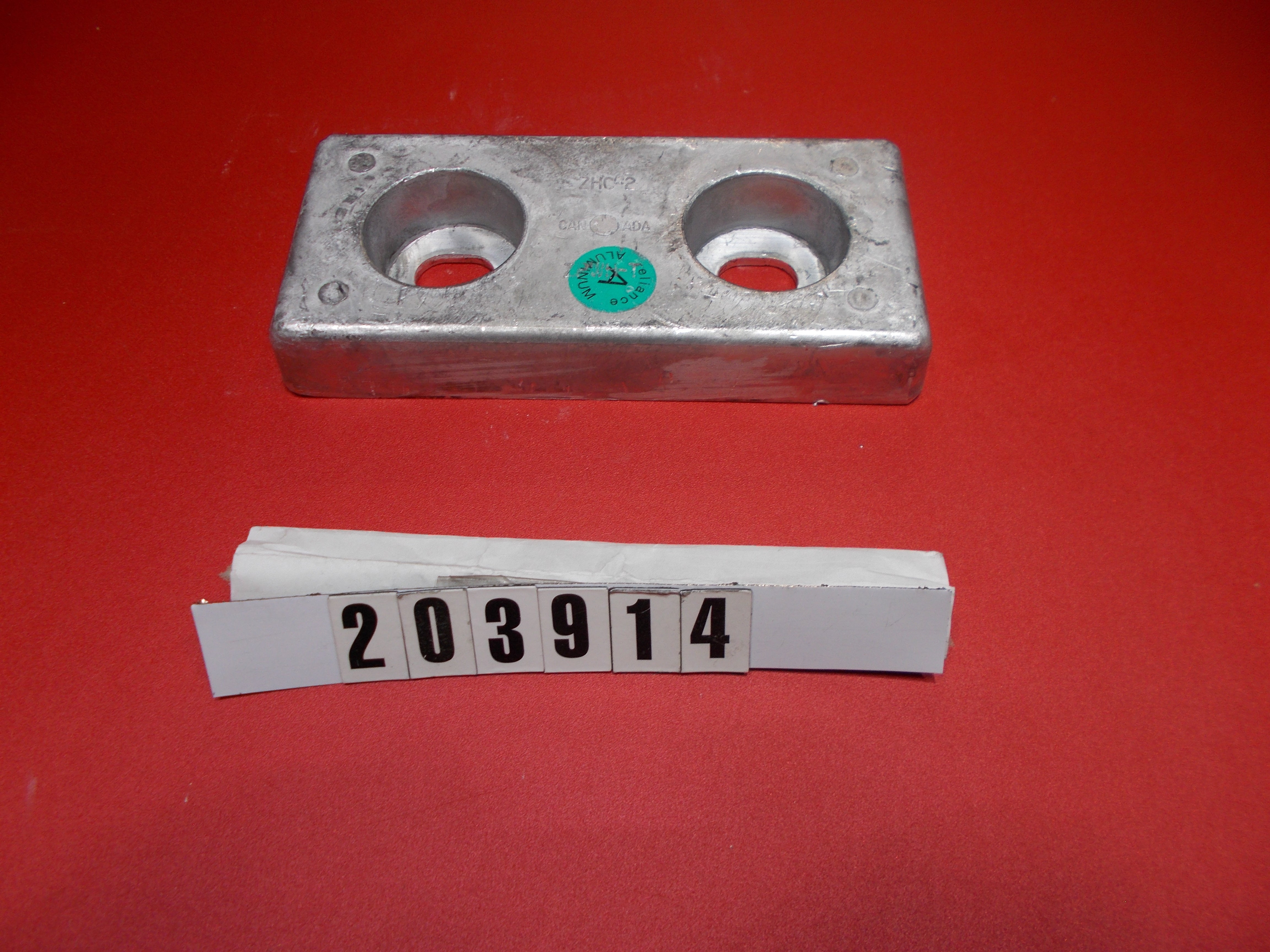 ANODE - ALUMINUM TRANSOM 5.75 X 2