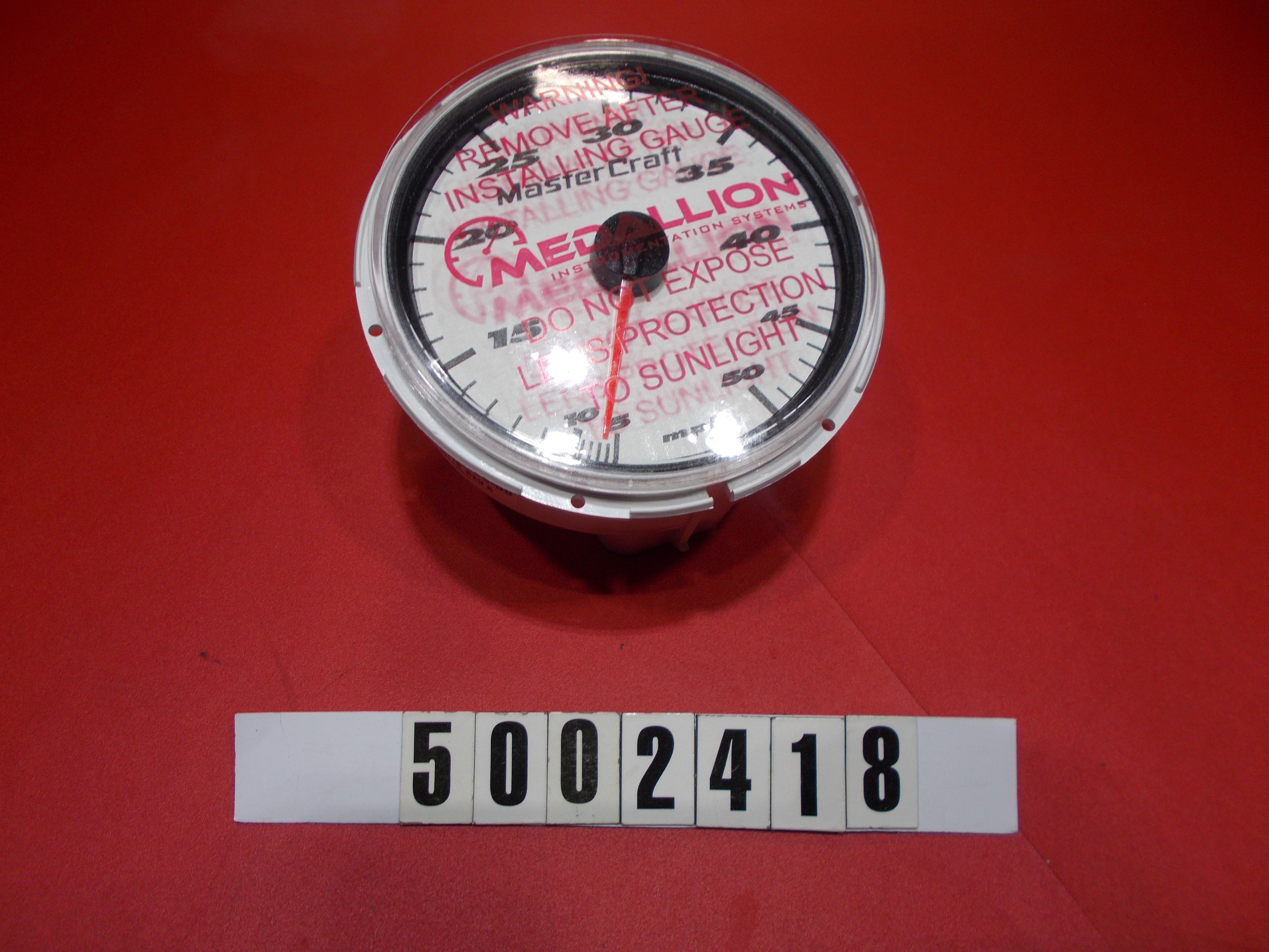 "GAUGE-SPEEDO WHITE 3"" SEC - PS190/197/X7 '07"