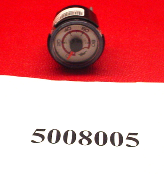 "GAUGE-OIL 2"" WHITE '08 XS/200/214/215/230/245/ X2/X14/X15/X30/X45/CSX220"