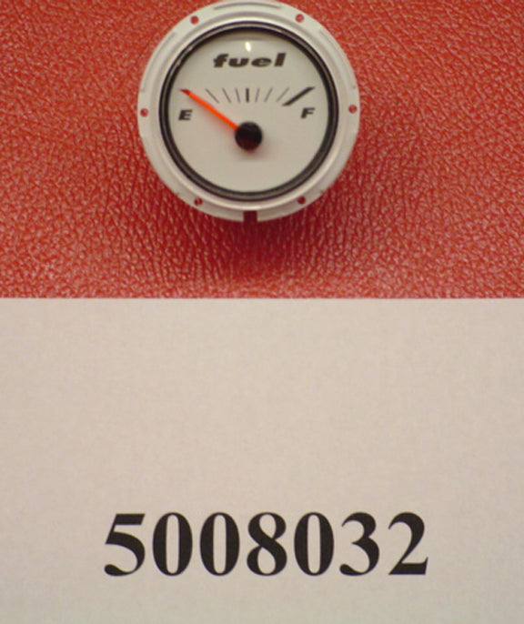 "GAUGE-FUEL 2"" WHITE '08 190/197/X7"