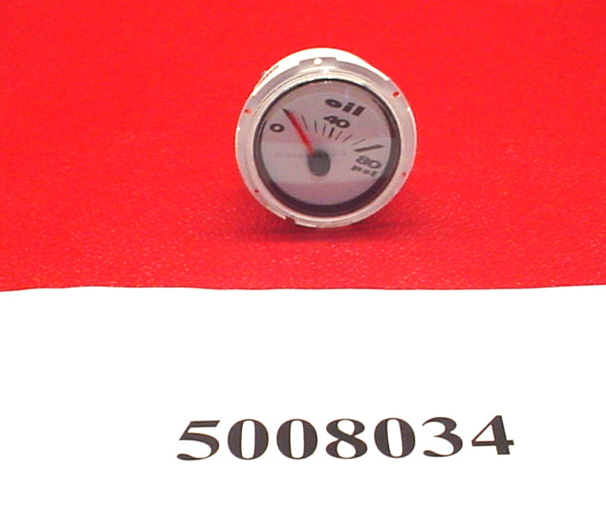 "GAUGE-OIL 2"" WHITE '08 190/197/X7"