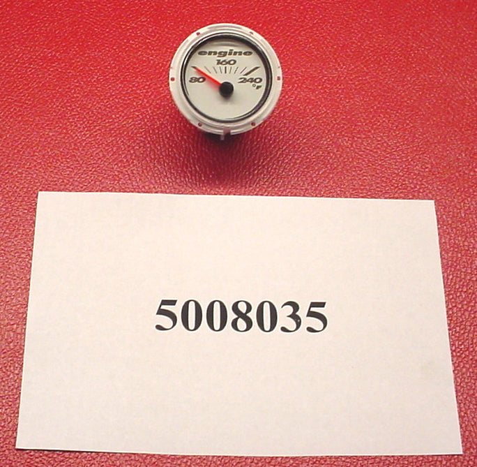 GAUGE-TEMP 2'' WHITE '08 190/197/X7