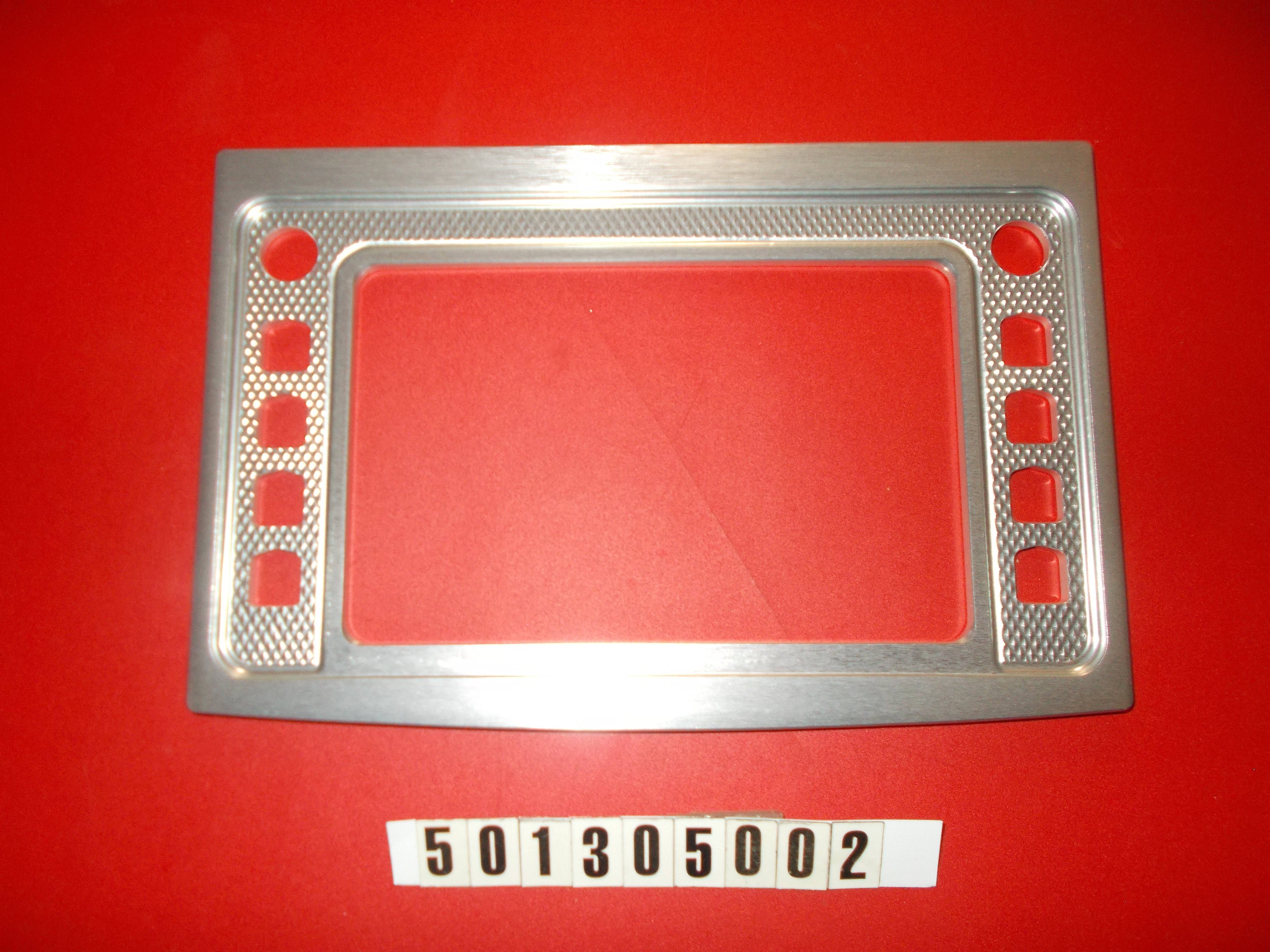 "IPA-BILLET DASH PLATE 13' MS/XS RH 7"" SCREEN CUT OUT/ 10 BUTTONS"