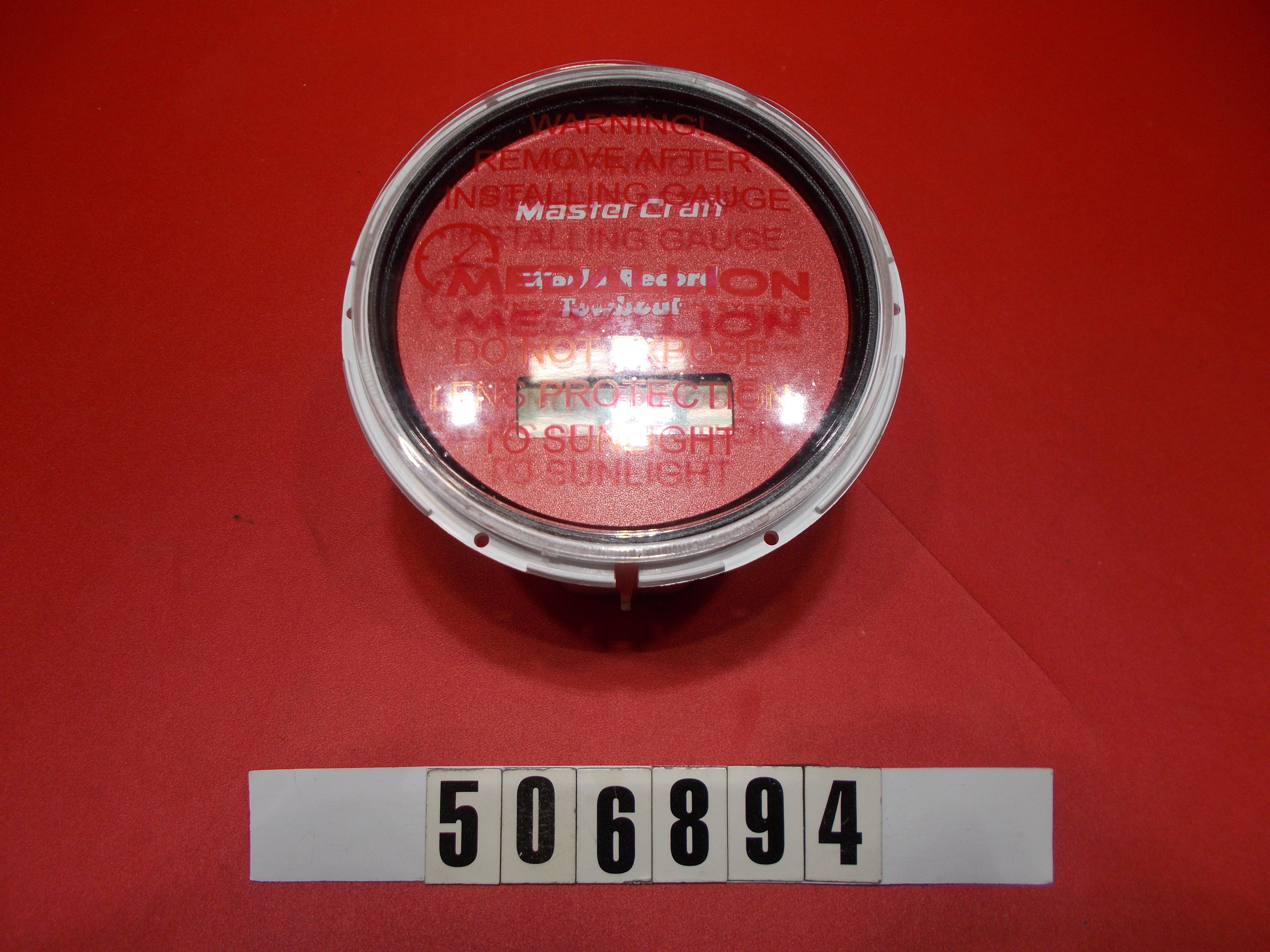 "GAUGE-CRUISE RED 3"" X2/X30/X45 '06"