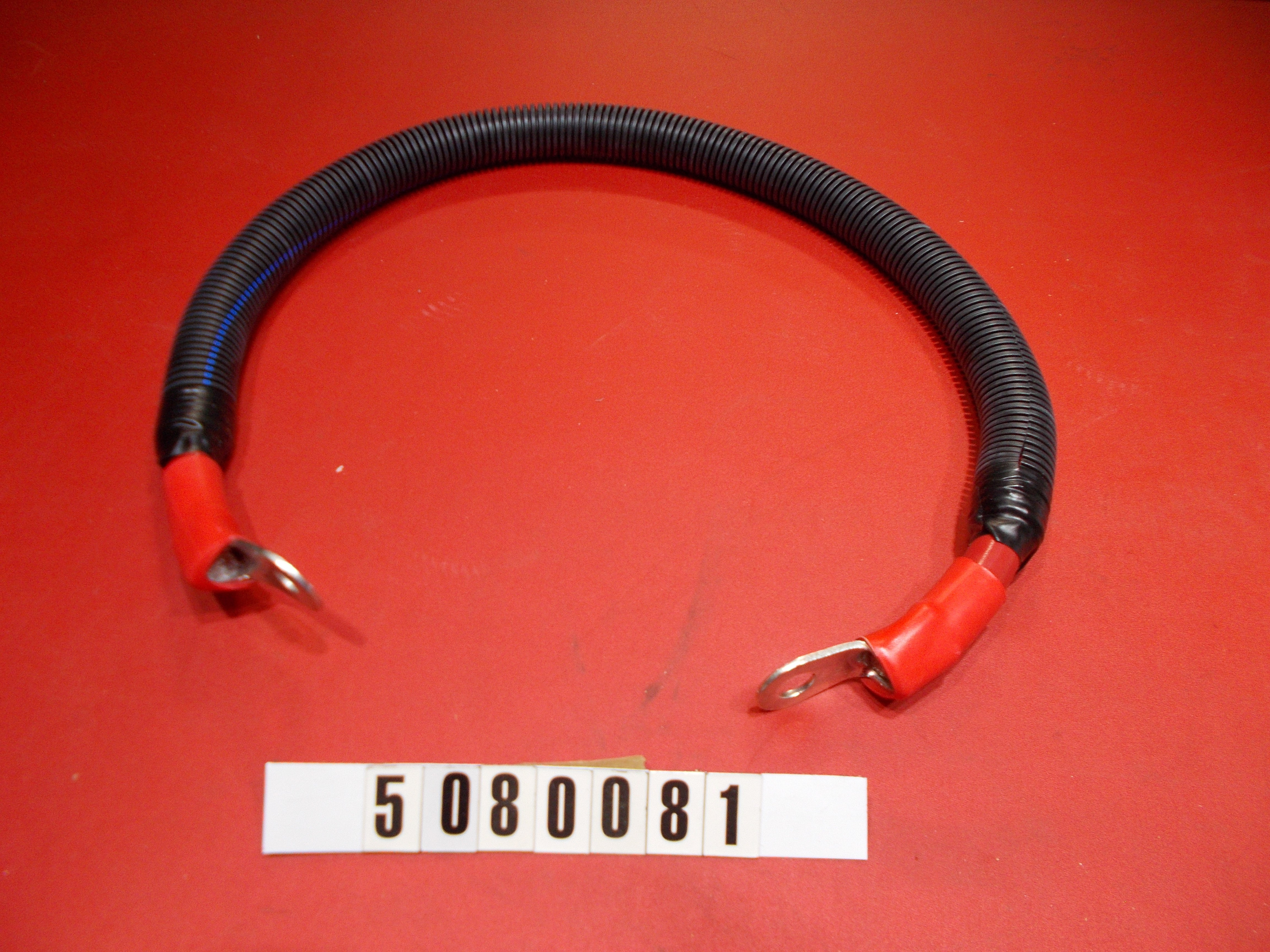 "HARNESS-BATERY CABLE EXTENSION SEGMENT 24"" 1/0 Ga. 5/16"" & 3/8"" eyes"