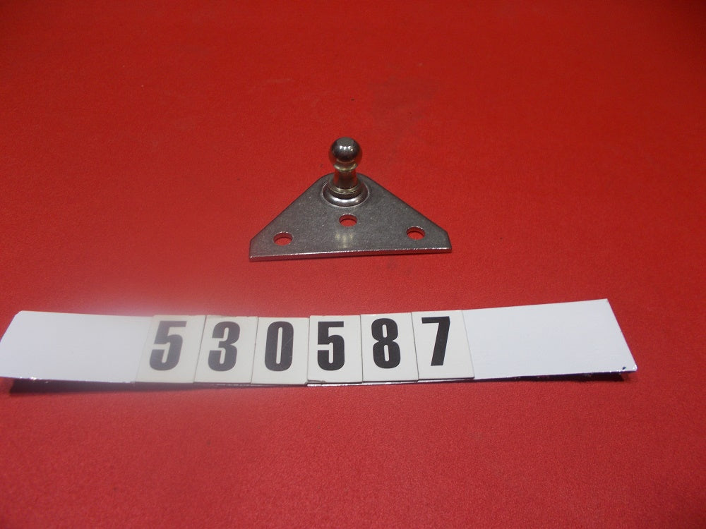 Replaced by Part# 530587A : "BRACKET-SHOCK 1"" FLAT ski locker/engine cover '11-'14"