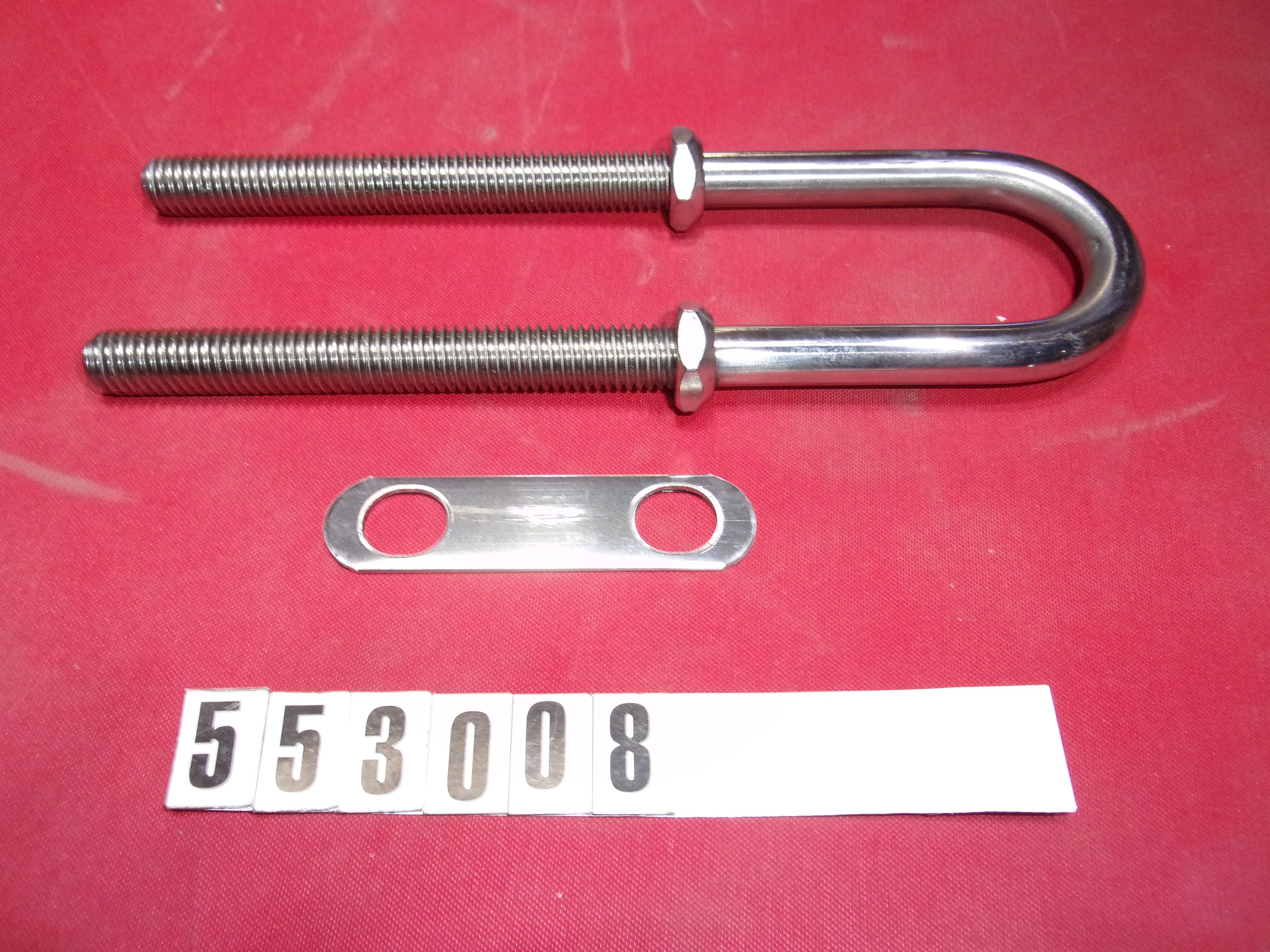 PAD-GRAY TRANSOM STEP STBD FOR OB CAGE