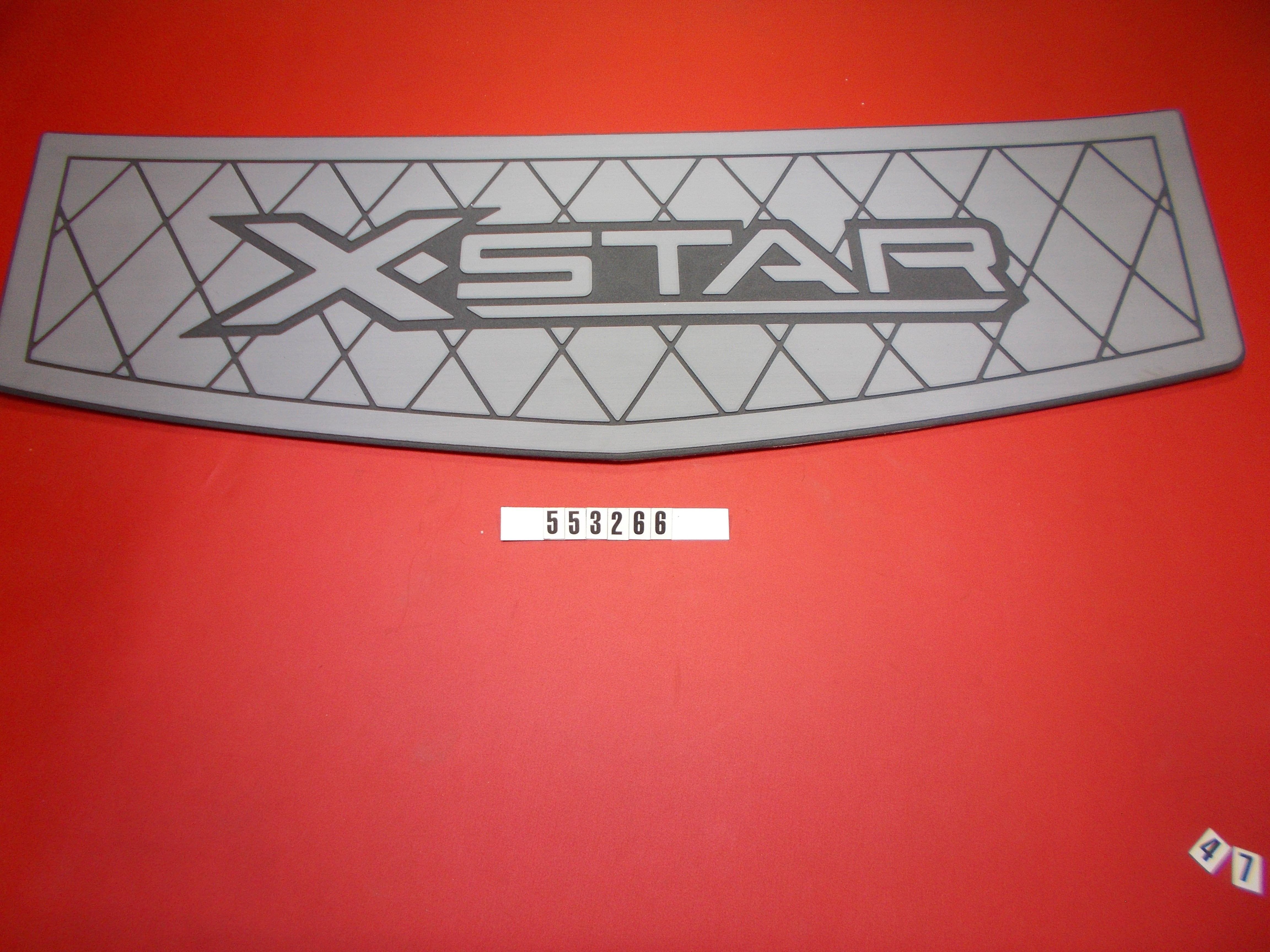 PAD-TRANSOM W/LOGO XSTAR '13-'14