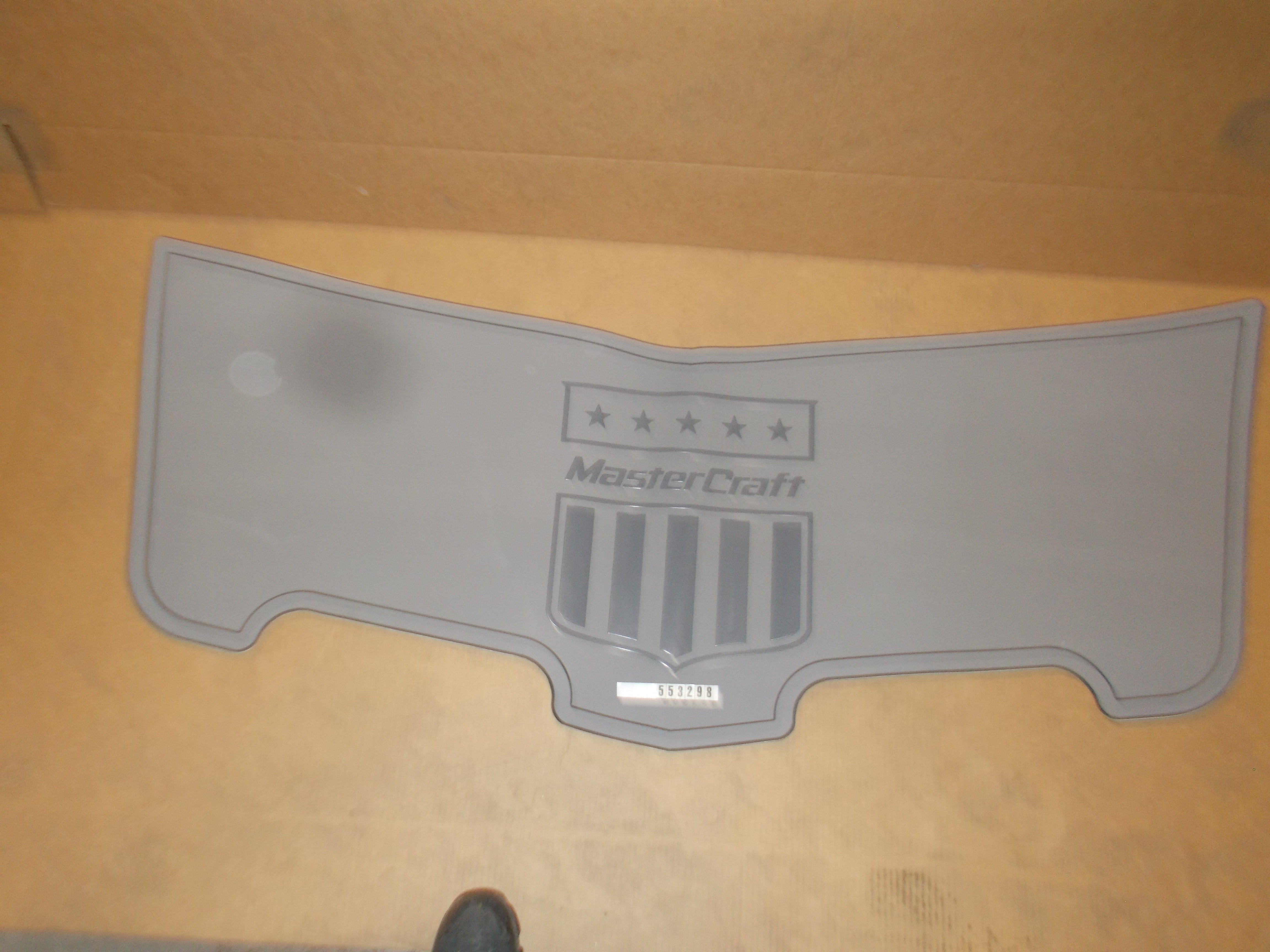 PAD-SWIM PLATFORM GRAY W/5 STAR SHIELD PS214V / X14V