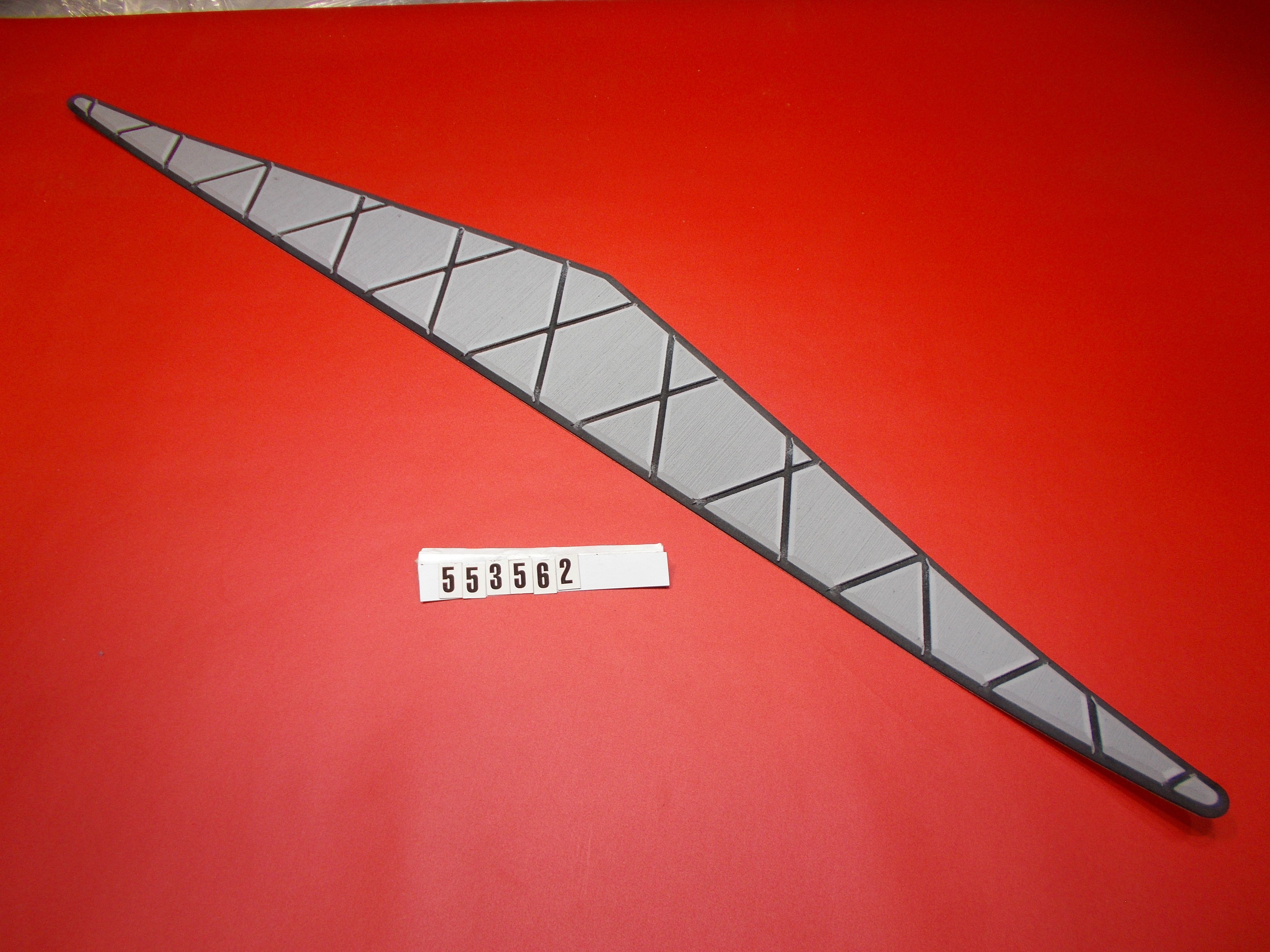 PAD-TRANSOM STEP CENTER DECK GRAY X20 '15