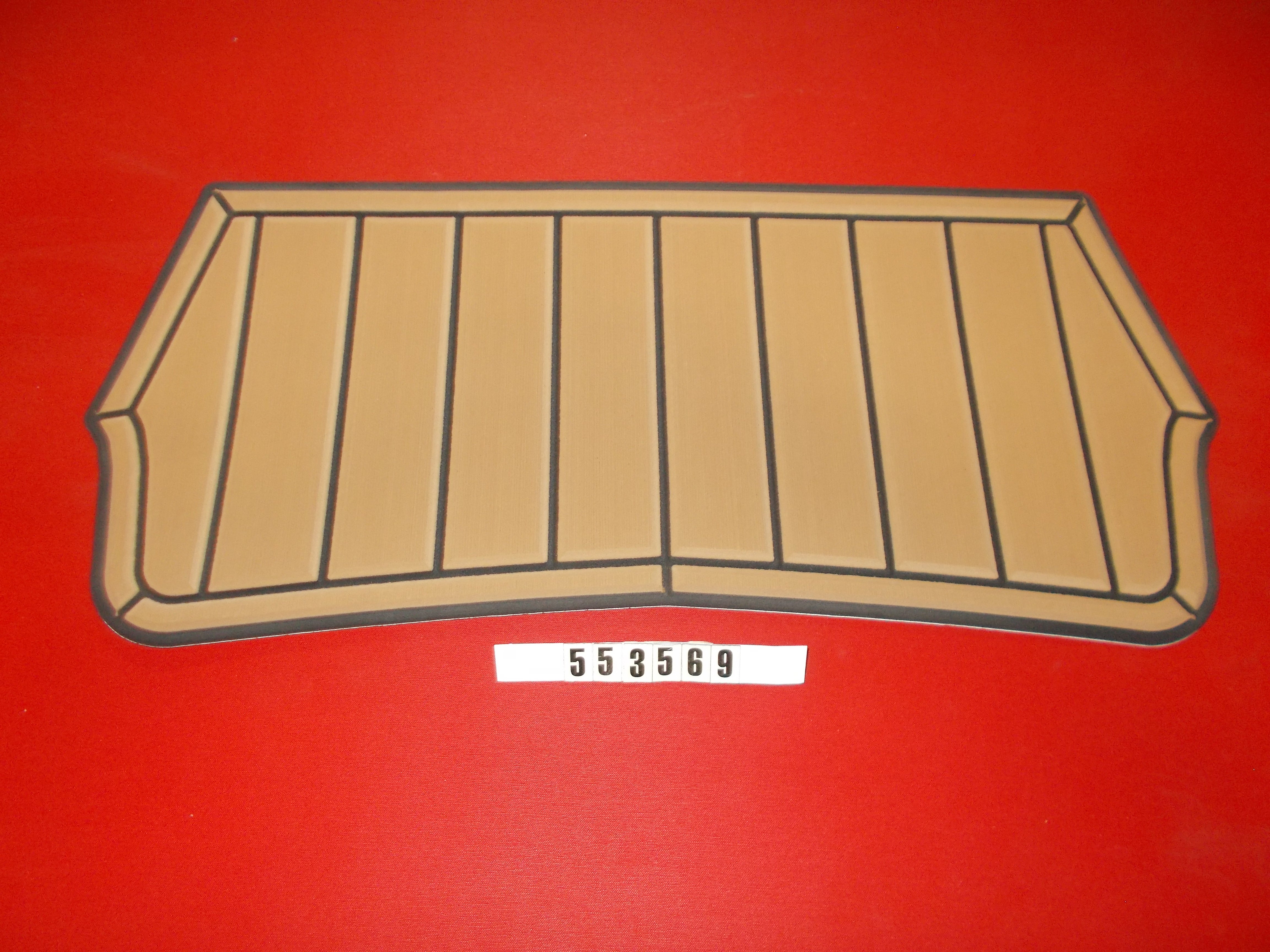 PAD-TRANSOM SEAT CENTER HATCH TEAK X20 '15