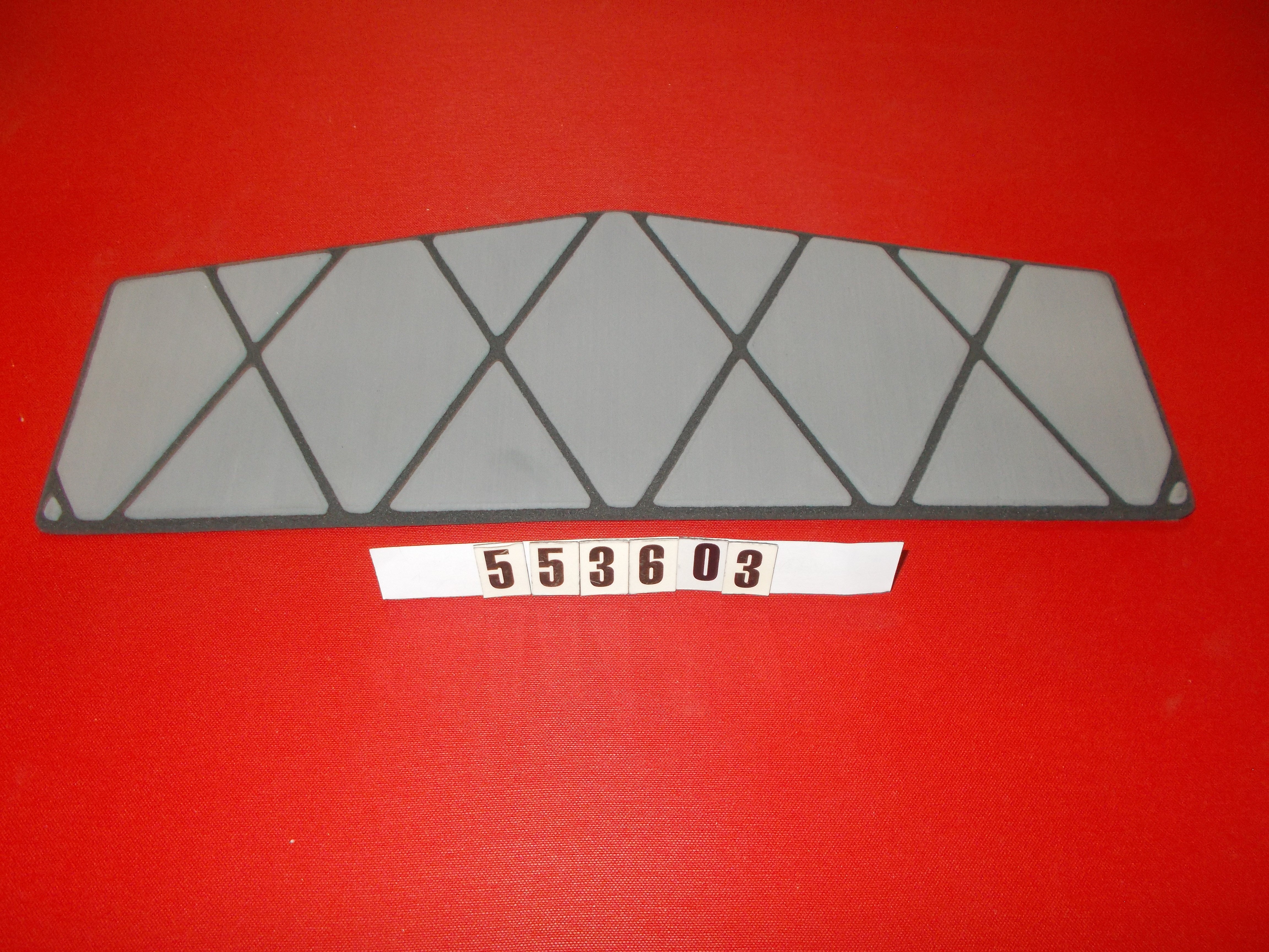 PAD-GRAY TRANSOM VENT X2 '14 W/DIAMONDS STEWART