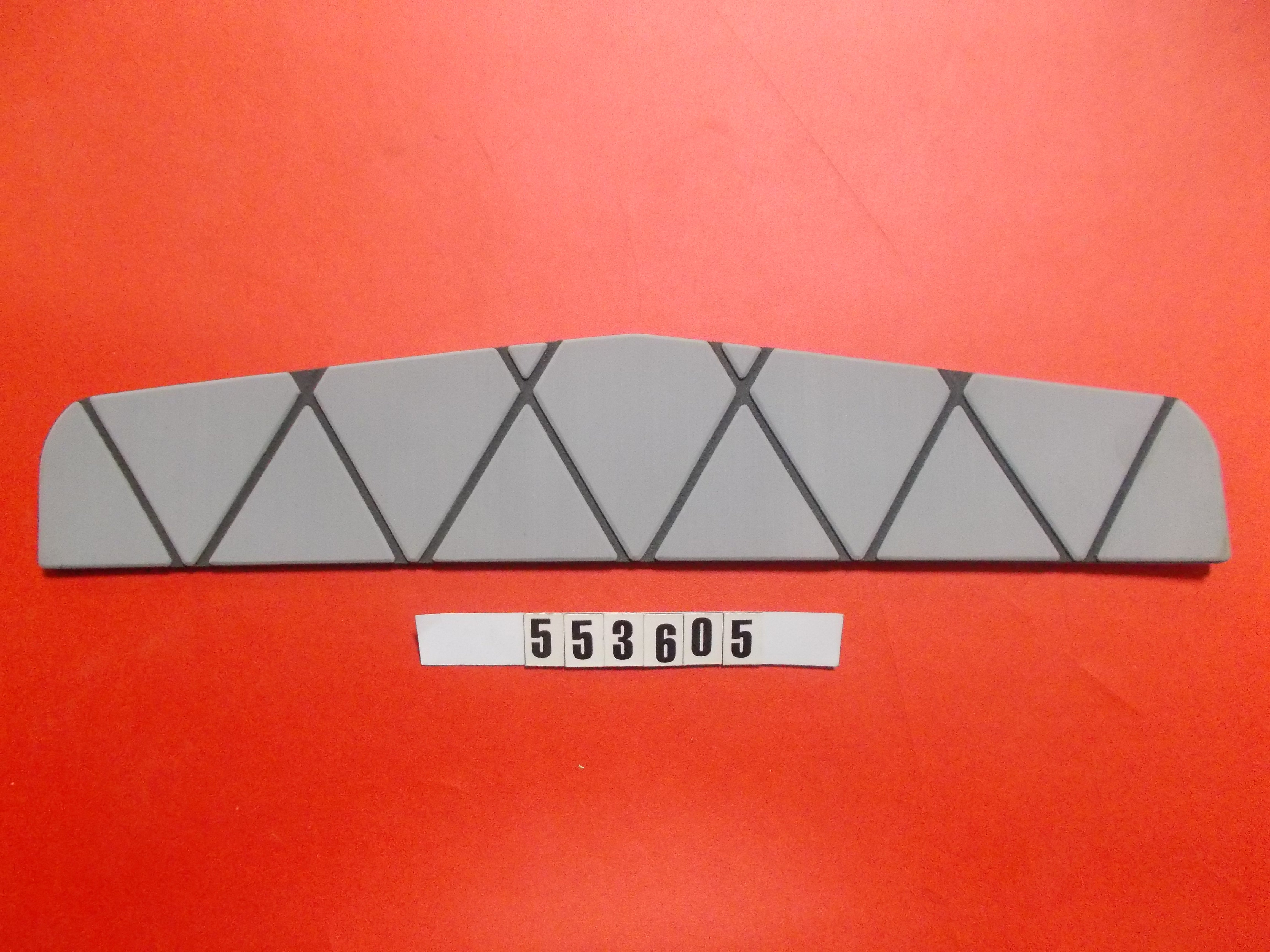 PAD-GRAY TRANSOM STEP X25 '13-'14 W/DIAMONDS STEWART