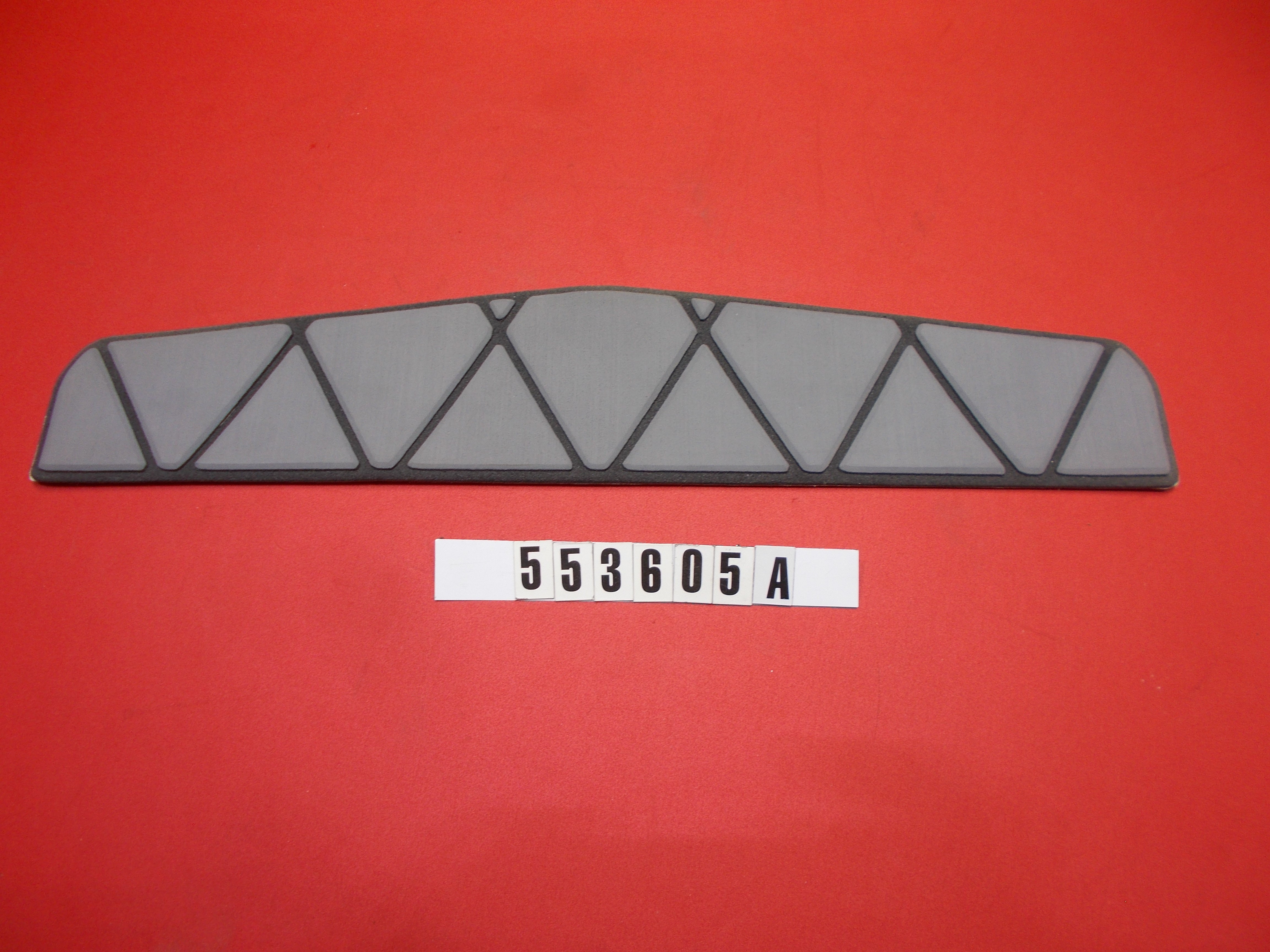 PAD-GRAY TRANSOM STEP X25 '13 W/DIAMONDS STEWART