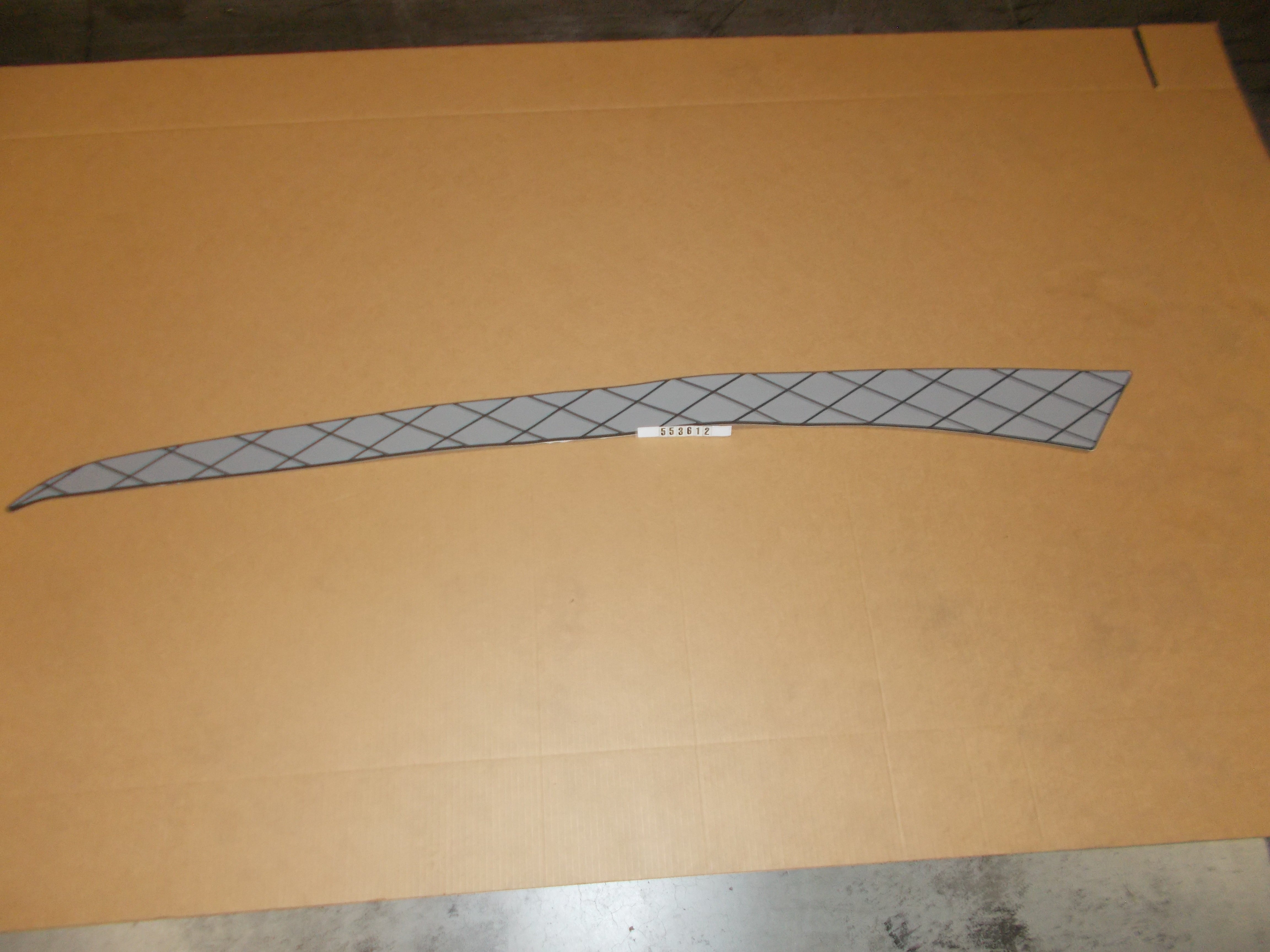 PAD-GRAY PORT GUNNEL X30 '13-'14 W/DIAMONDS STEWART