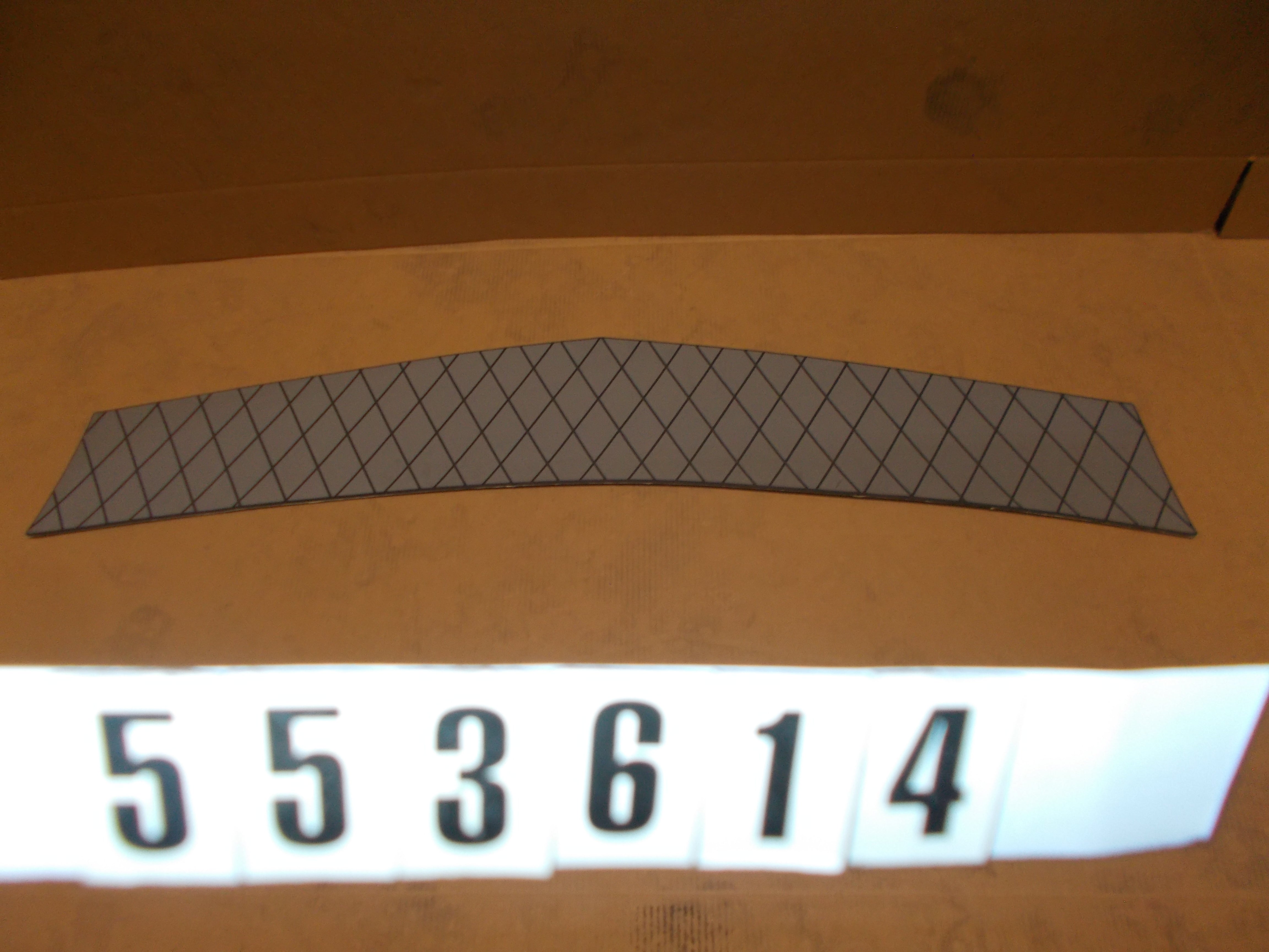 PAD-GRAY TRANSOM STEP X35 '13-'14 W/DIAMONDS STEWART