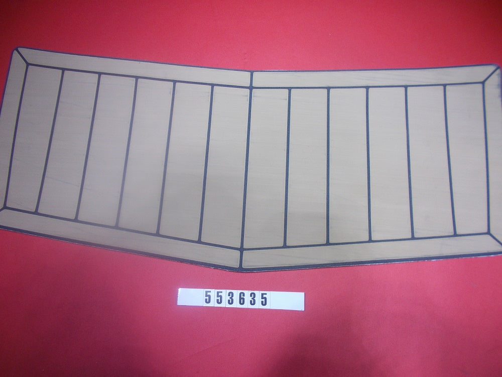 PAD-TEAK TRANSOM STEP X55 '13-'14 STEWART