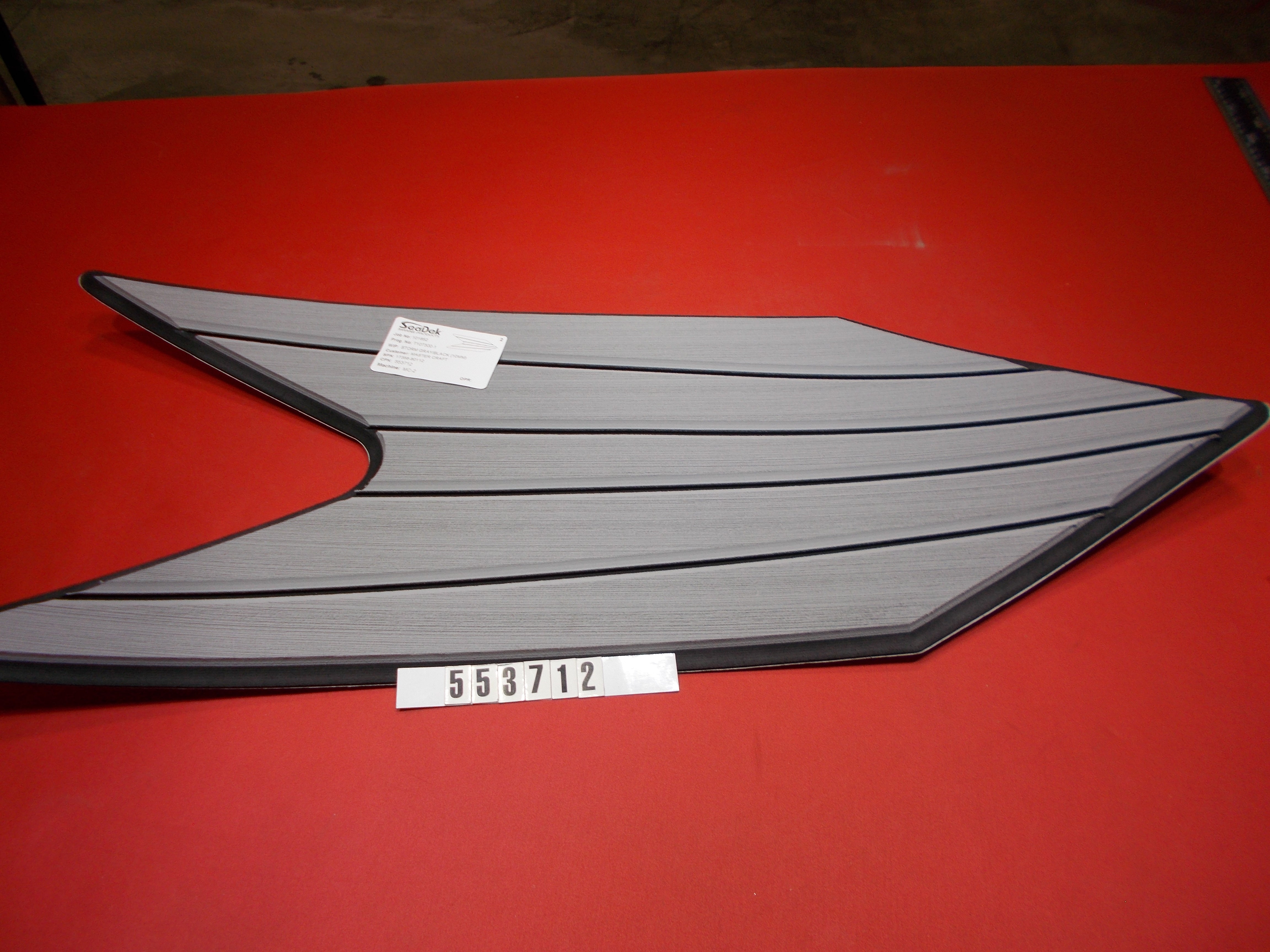PAD-BOW LID GRAY PS '16 MID BOW LID PAD