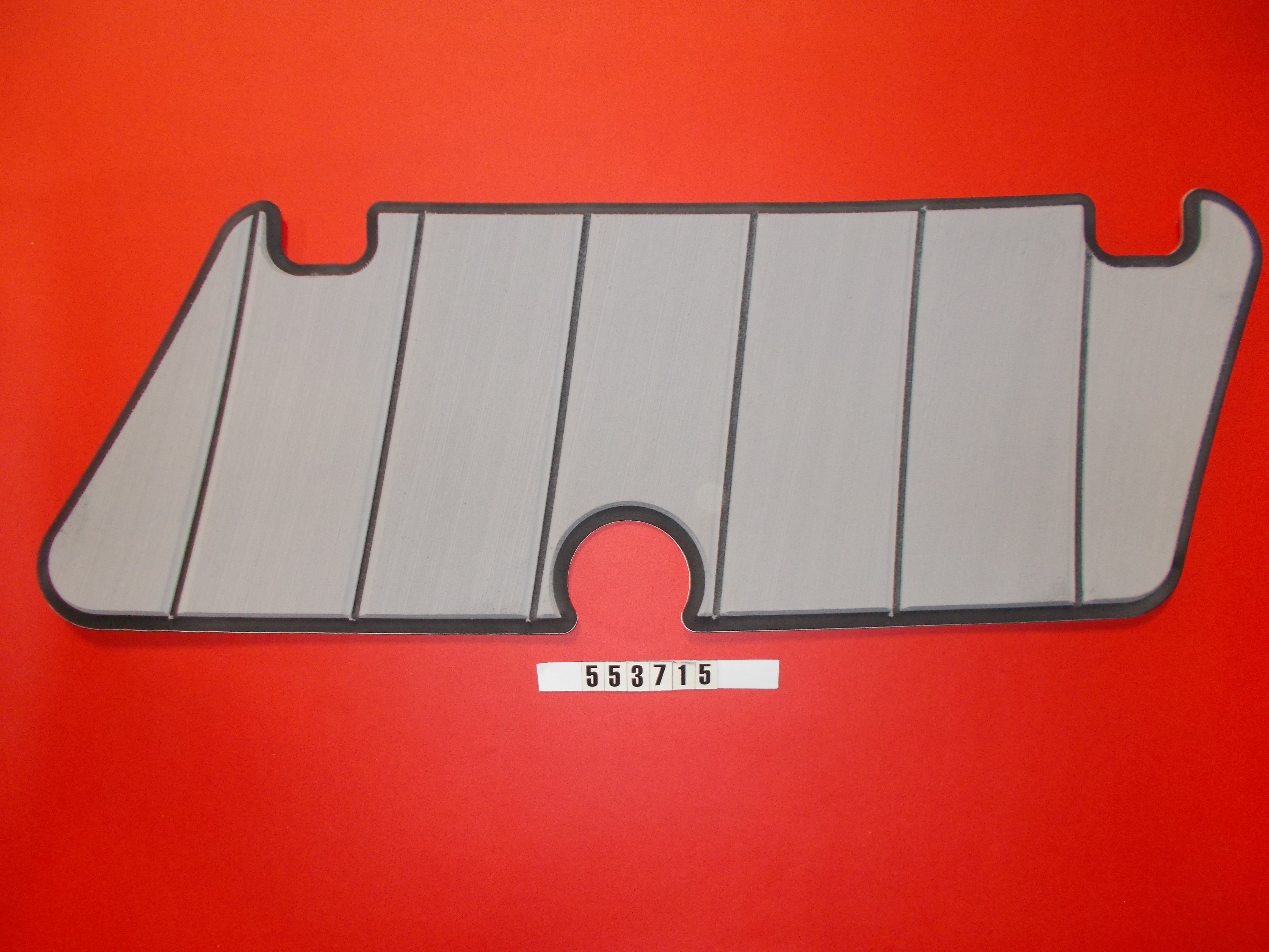PAD-TRANSOM LID STBD GRAY PS '16