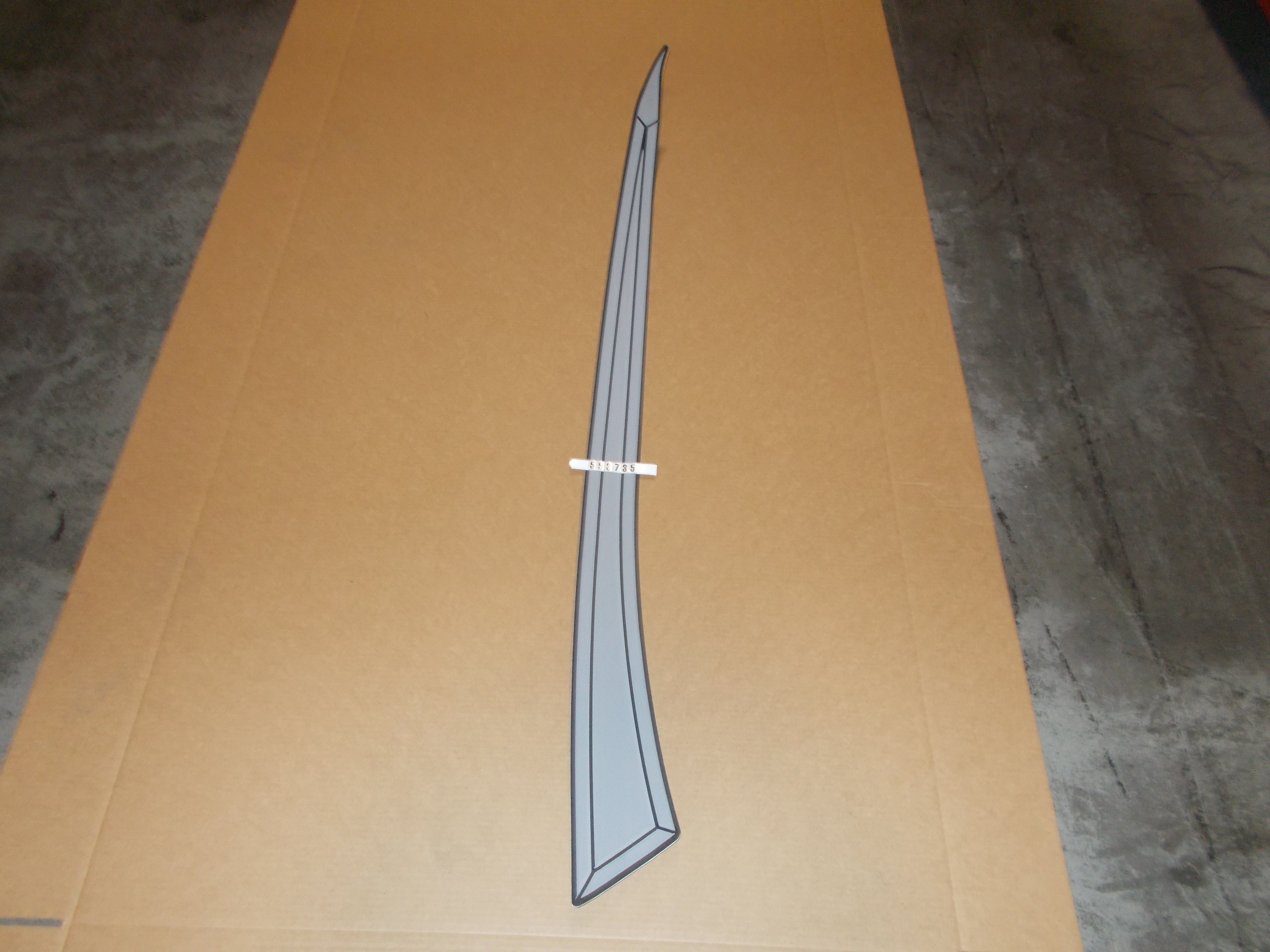 PAD-STBD GUNNEL GRAY X30 '16