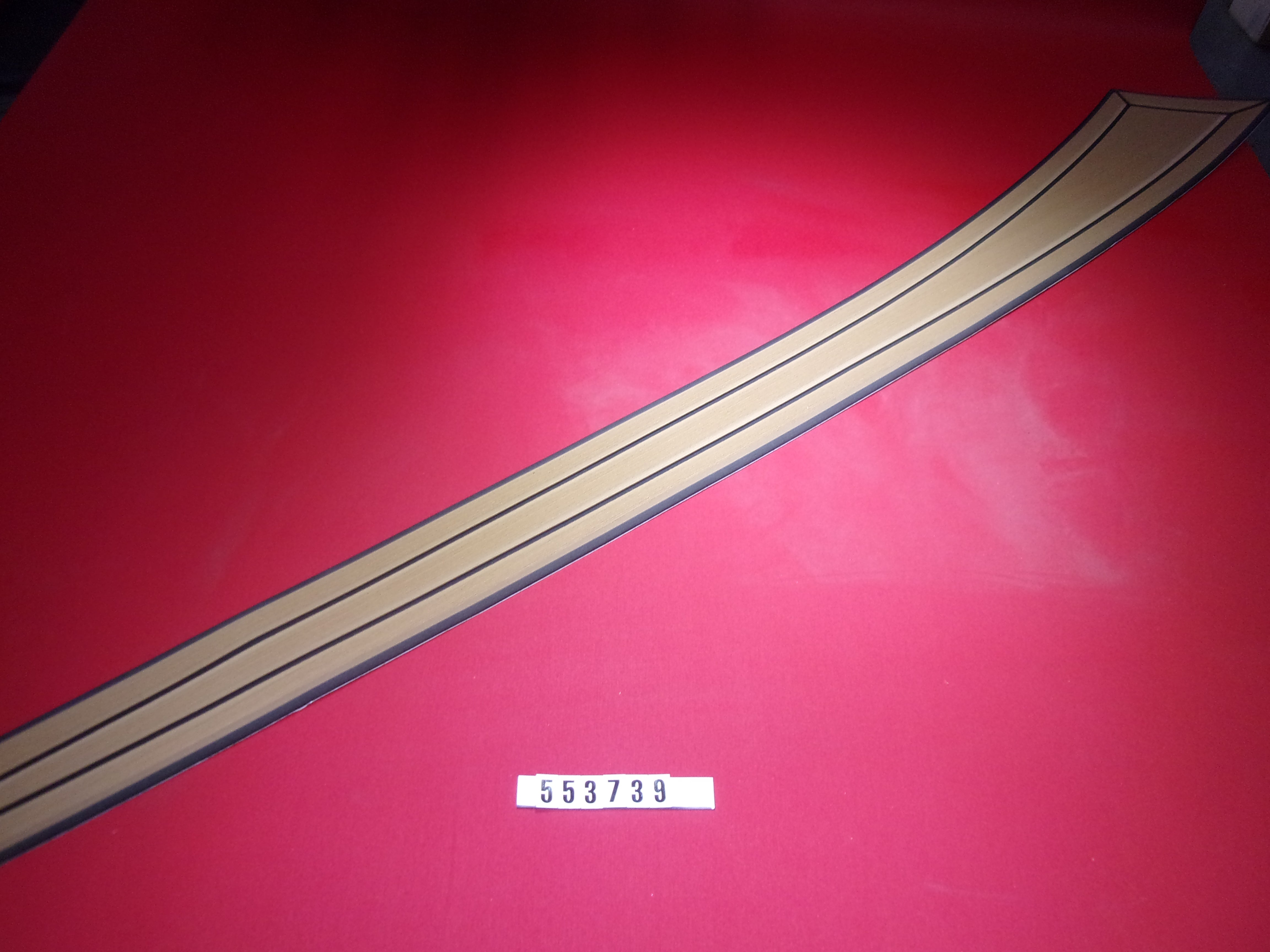 PAD-STBD GUNNEL TEAK X30 '16
