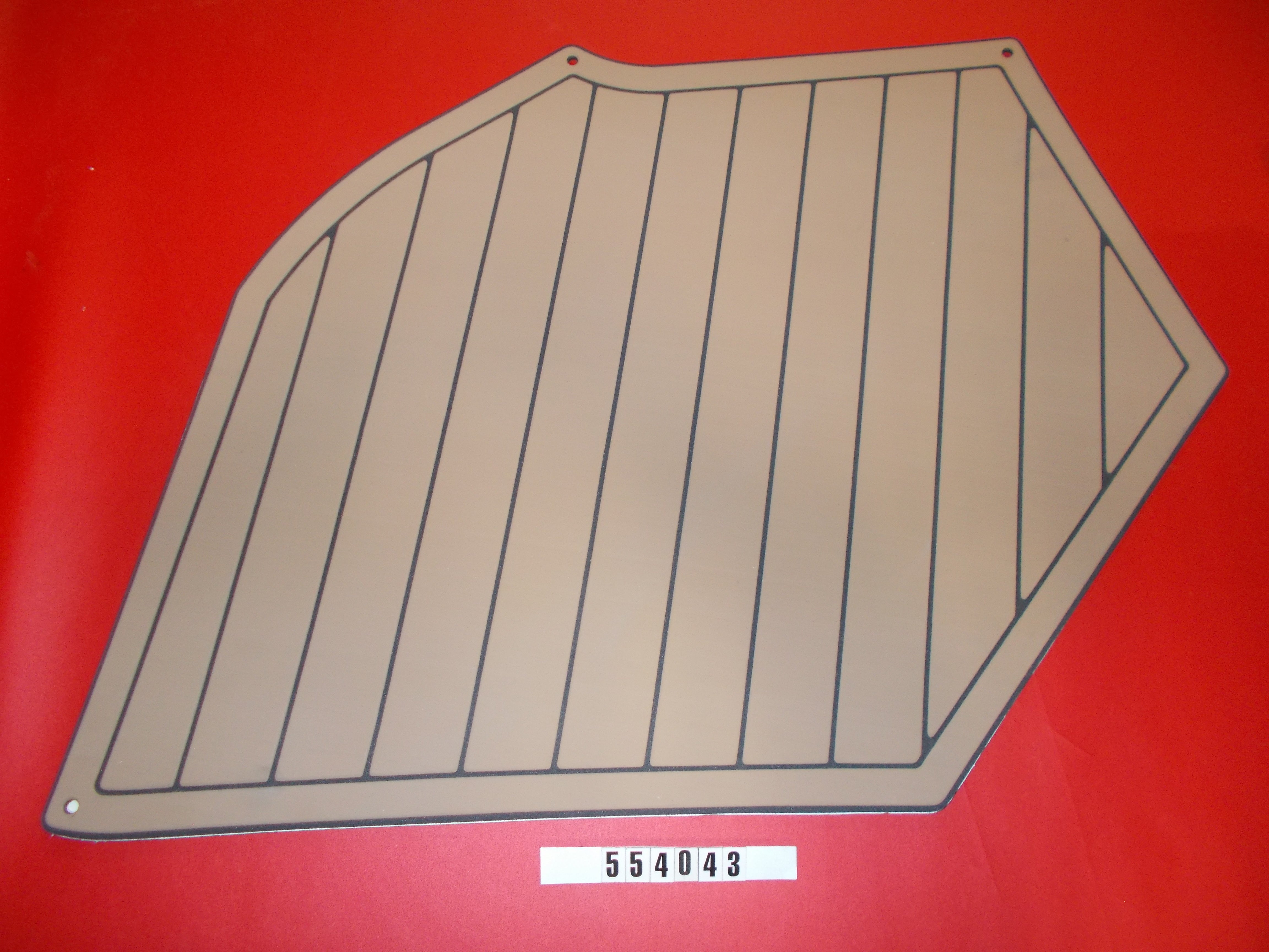 PAD-STBD SWIM PLATFORM TEAK XSTAR '18
