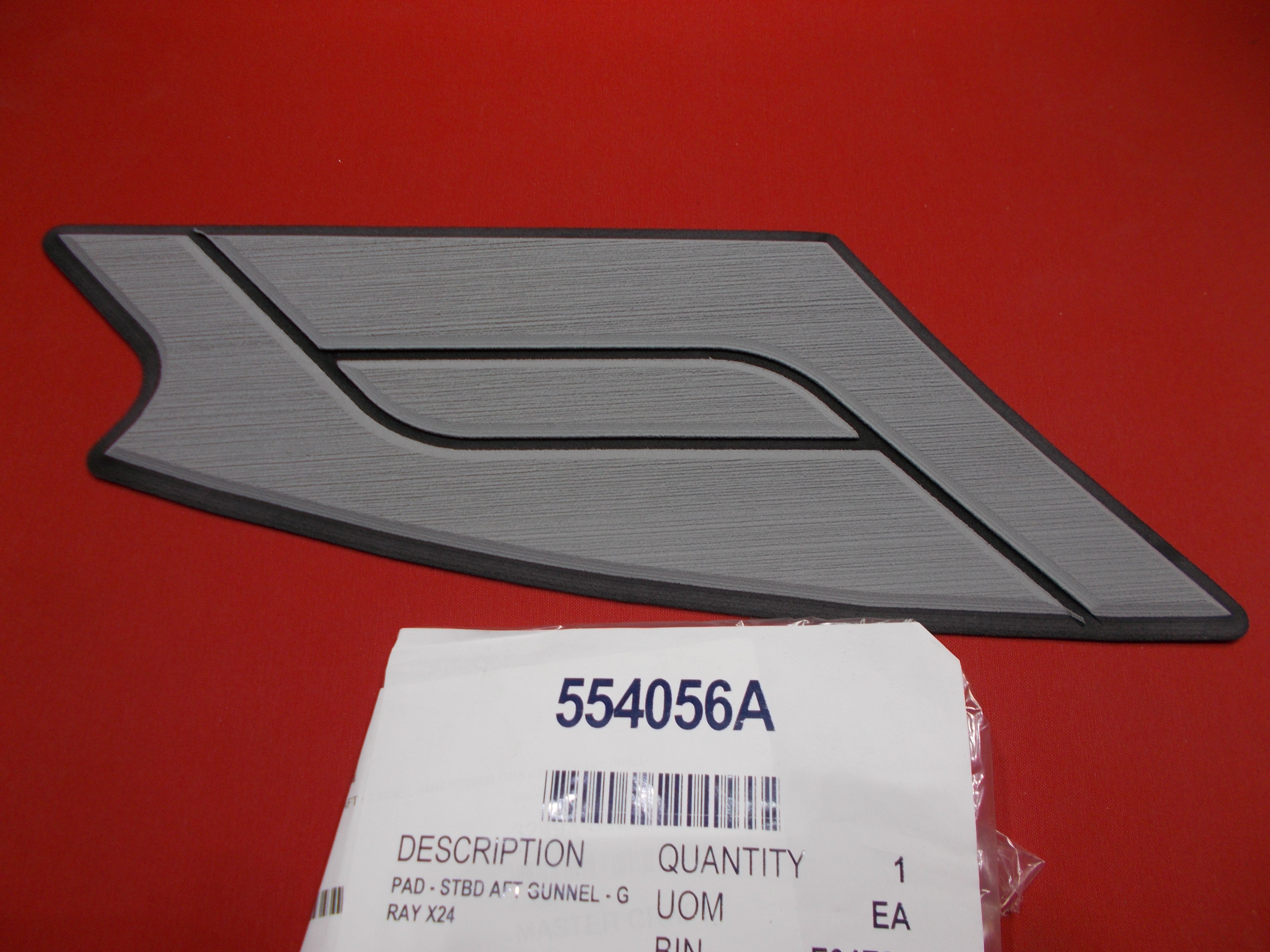 PAD - STBD AFT GUNNEL - GRAY X24