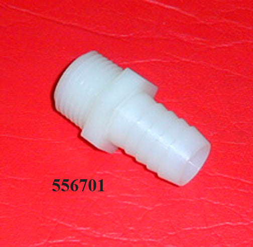 FITTING .5MPT X .625 HOSE BARB NYLON