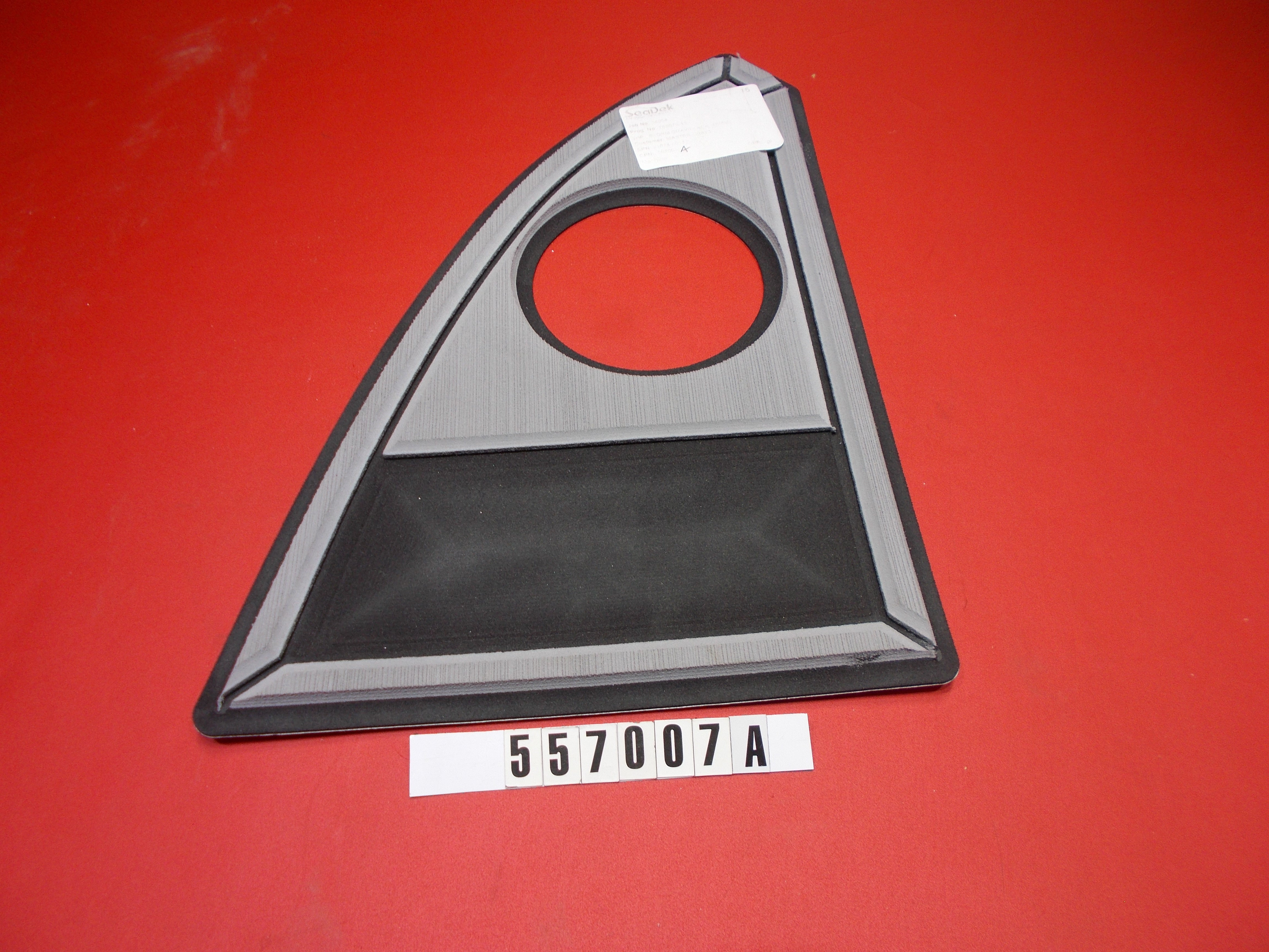 PAD-STORAGE OB OF GLOVE BOX GRAY XT23 REV A