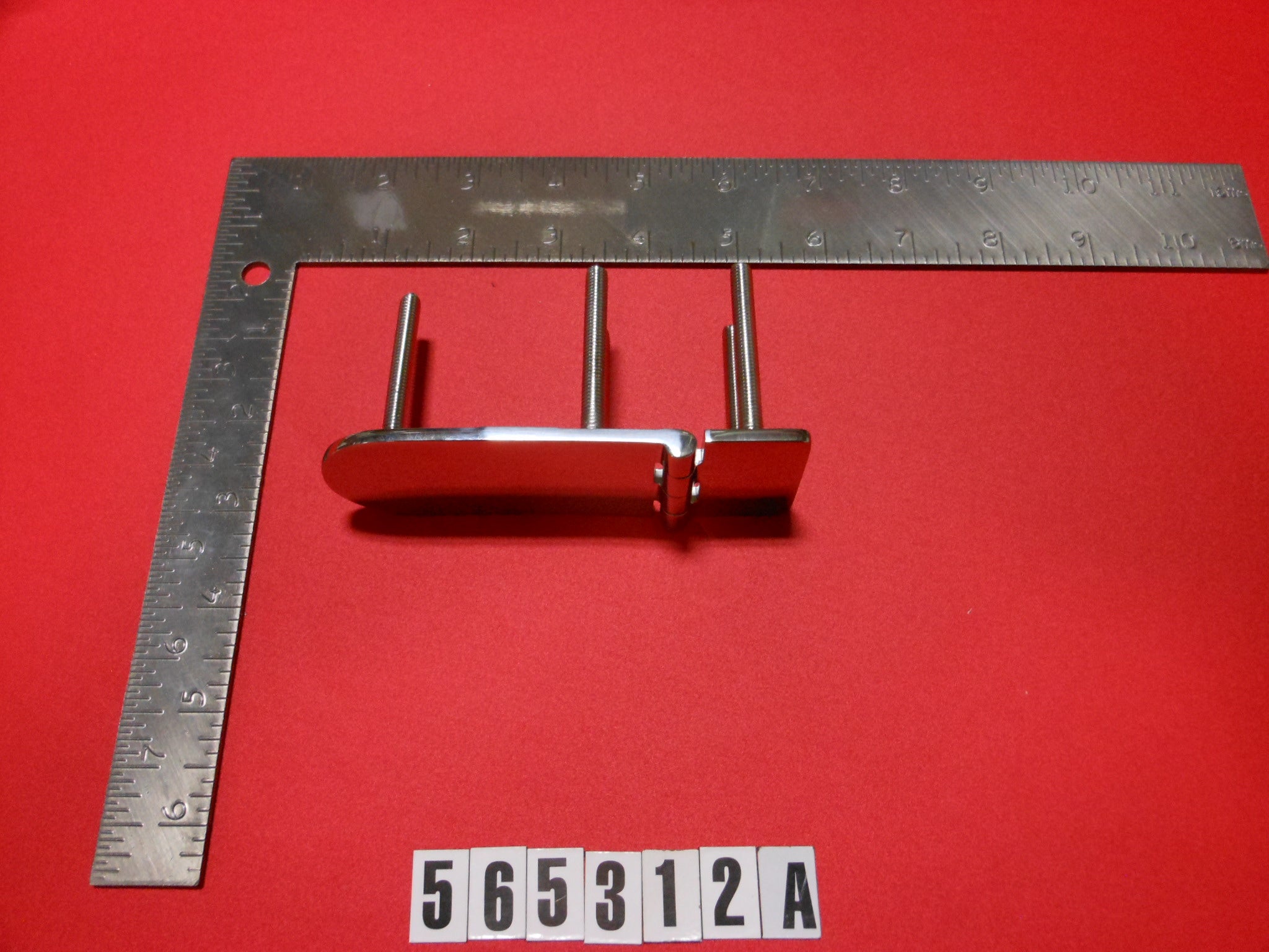 "HINGE-STRAP 1/4"" STUDS MTR BOX SQUARE BUTT"