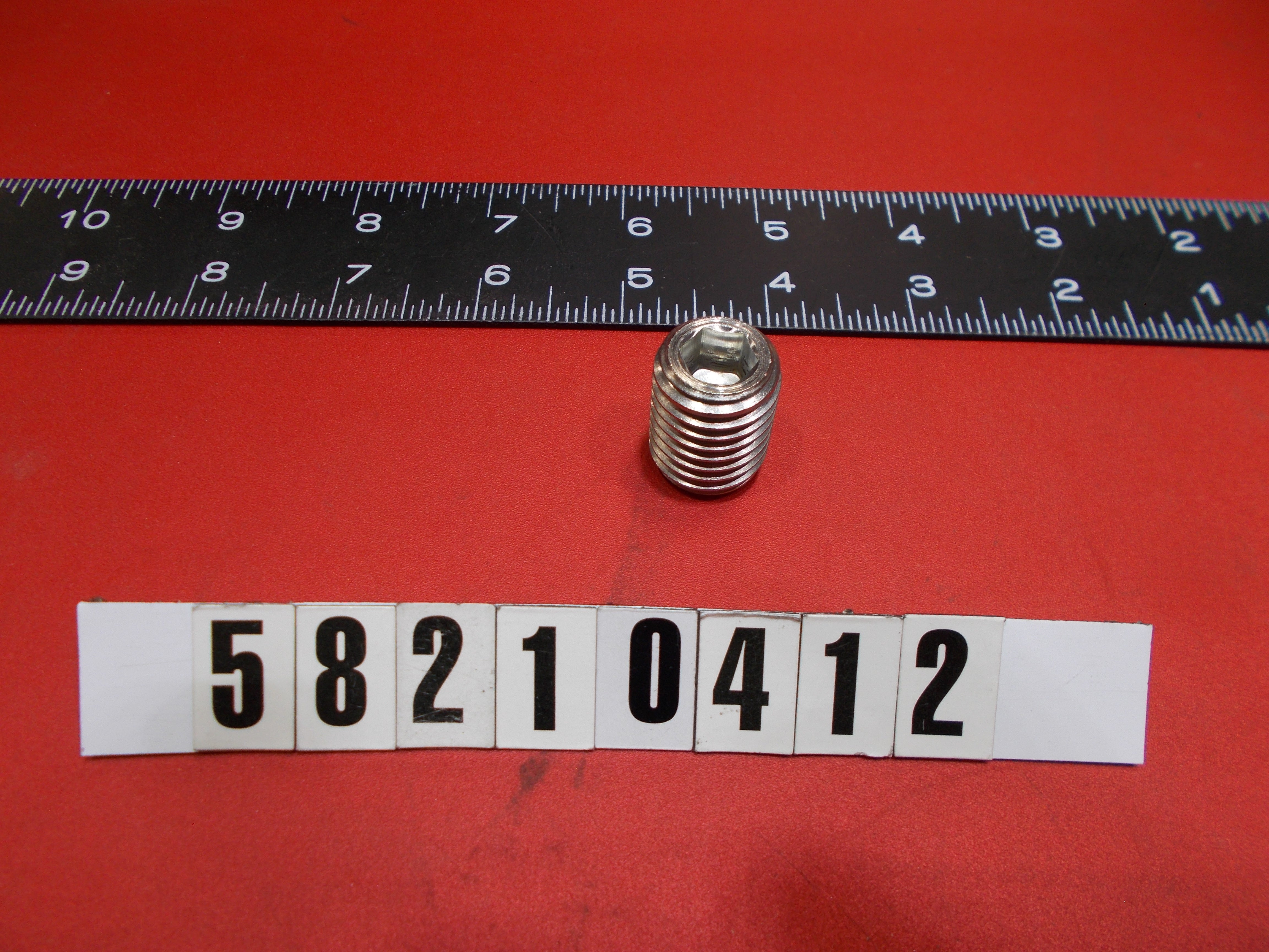 "TOWER-BRACE STUD 3/4"" - 10 X .938 - FLT PT18-8 SS"