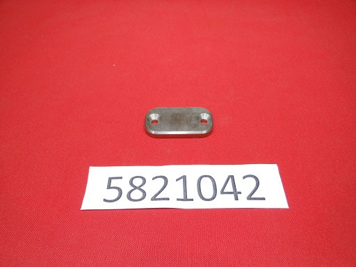 BRACE-STOP ARM PLATE SS ZFT5 HYD 2 HOLES